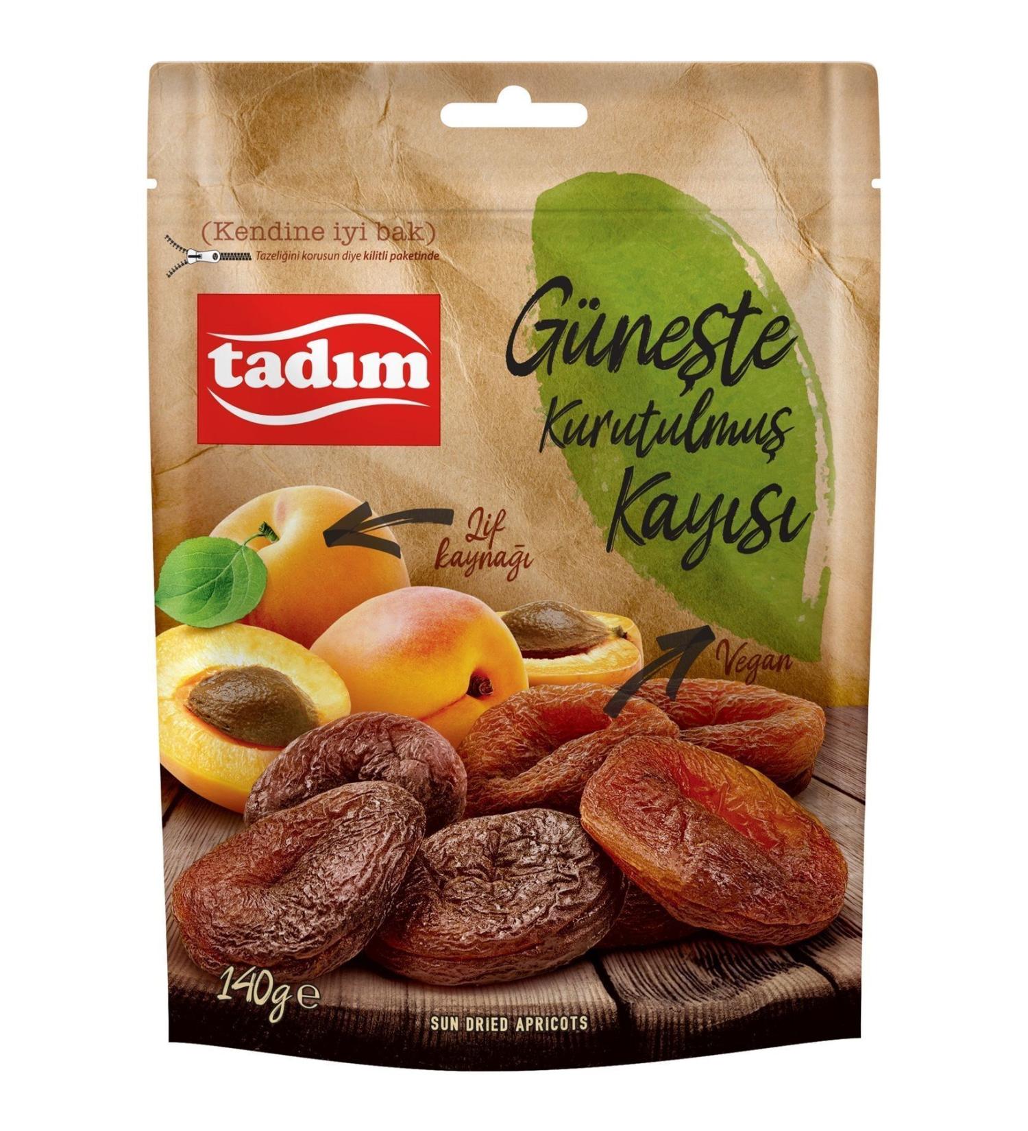 Tad m DRIED APRICOT DRIED DAY 140gr X 12 PIECES