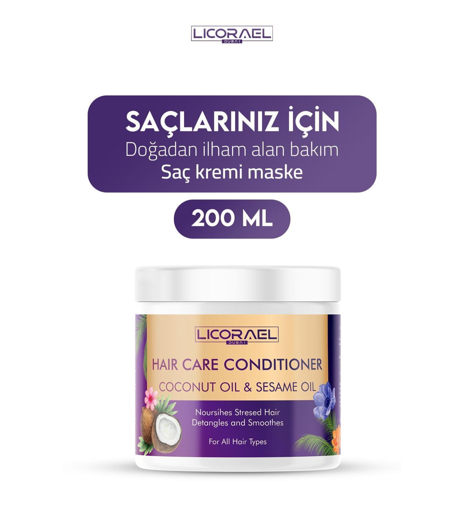 Licorael Dubai Hair Mask (Hair Care Conditioner) 200ml - Buy Online on GoSupps.com
