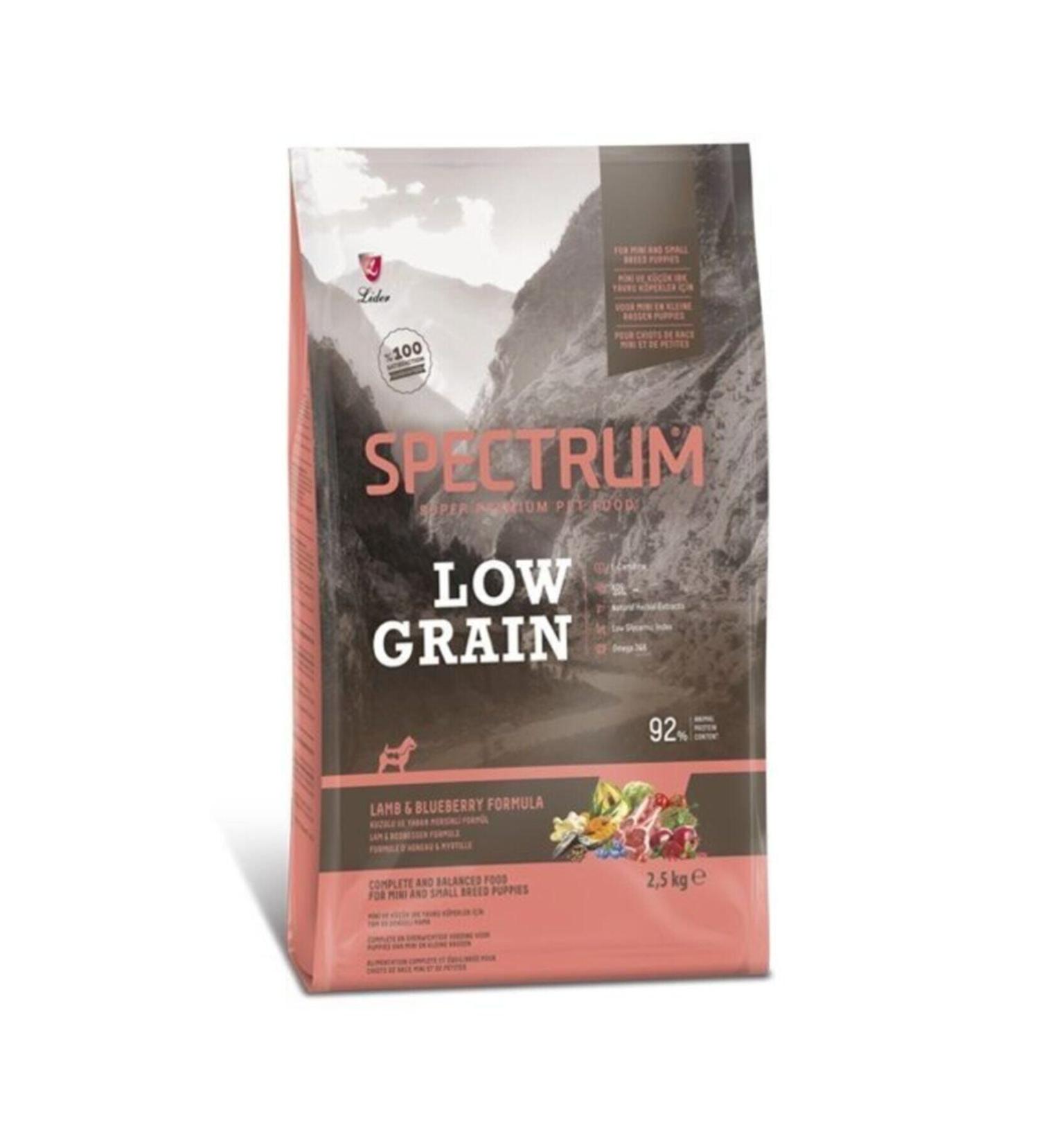 Spectrum Mini Puppy Low Grain Lamb-Blueberry 2.5kg