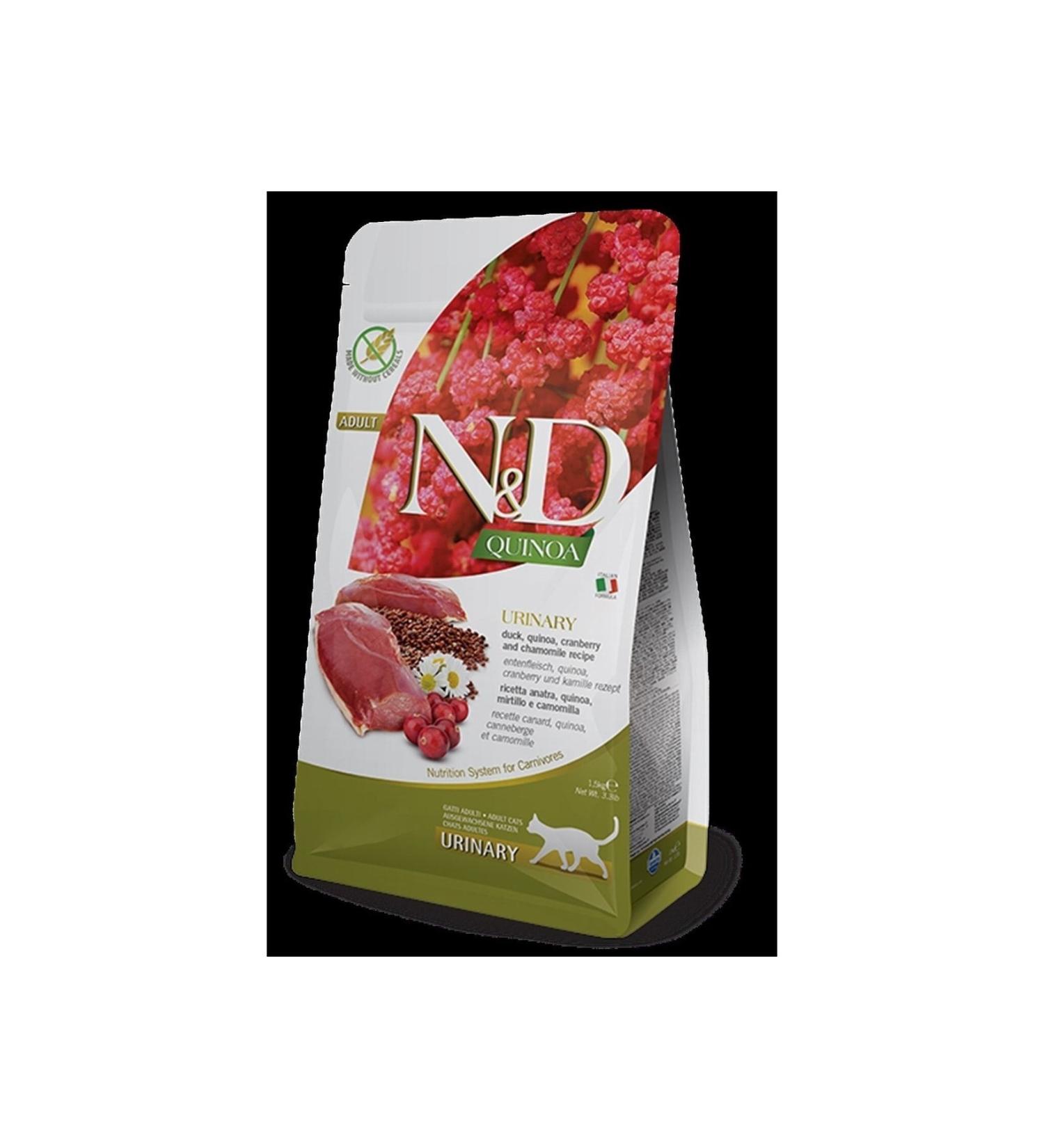 N & D Nd Quinoa Urinary Duck Cat 1.5 Kg Nd *(skt:28/06/2023)*