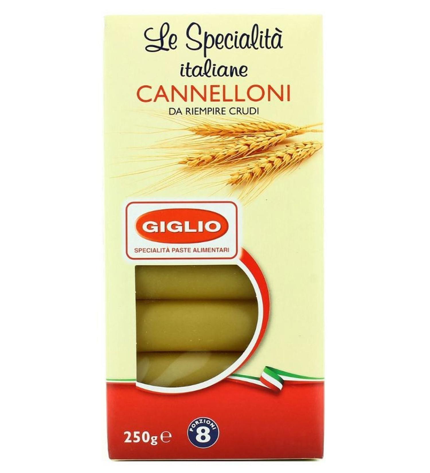 Giglio Cannelloni Lasagna Pasta 250 Gr