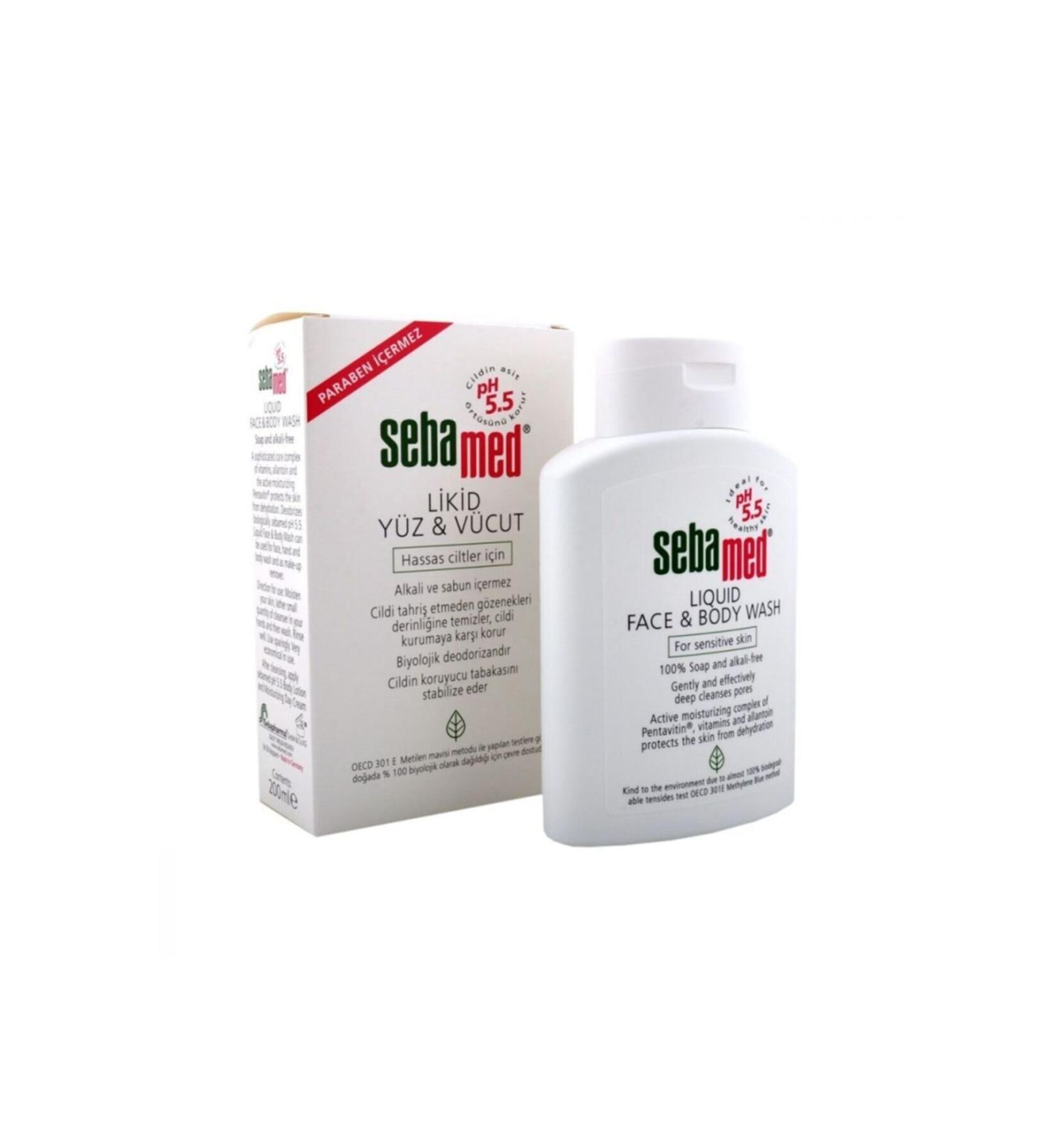 Sebamed Liquid Face and Body Cleansing 200 ml