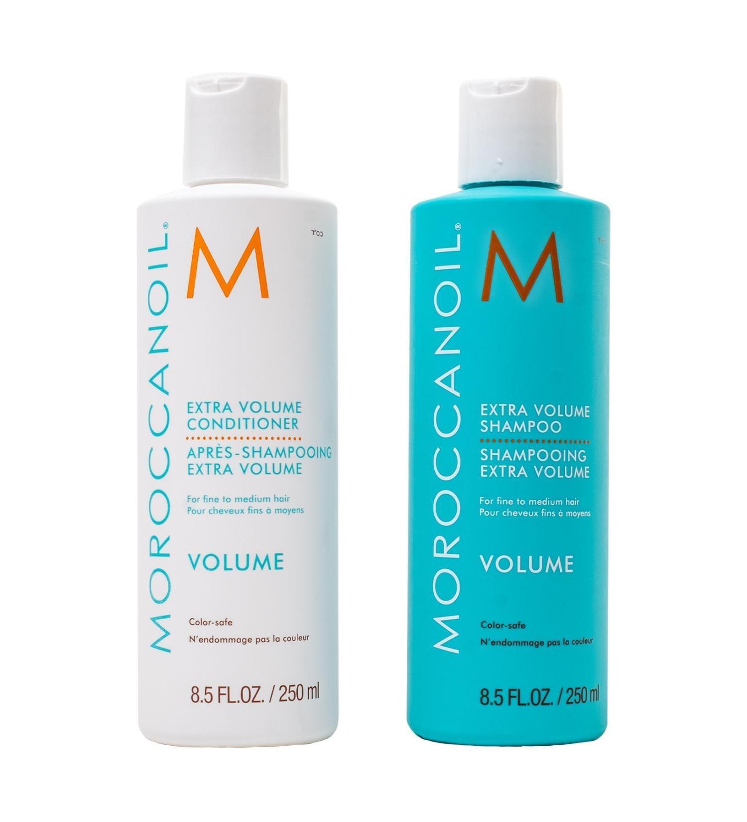 Moroccanoil Volume Volume Conditioner 250 Ml + Extra Volume Volume Shampoo 250 Ml