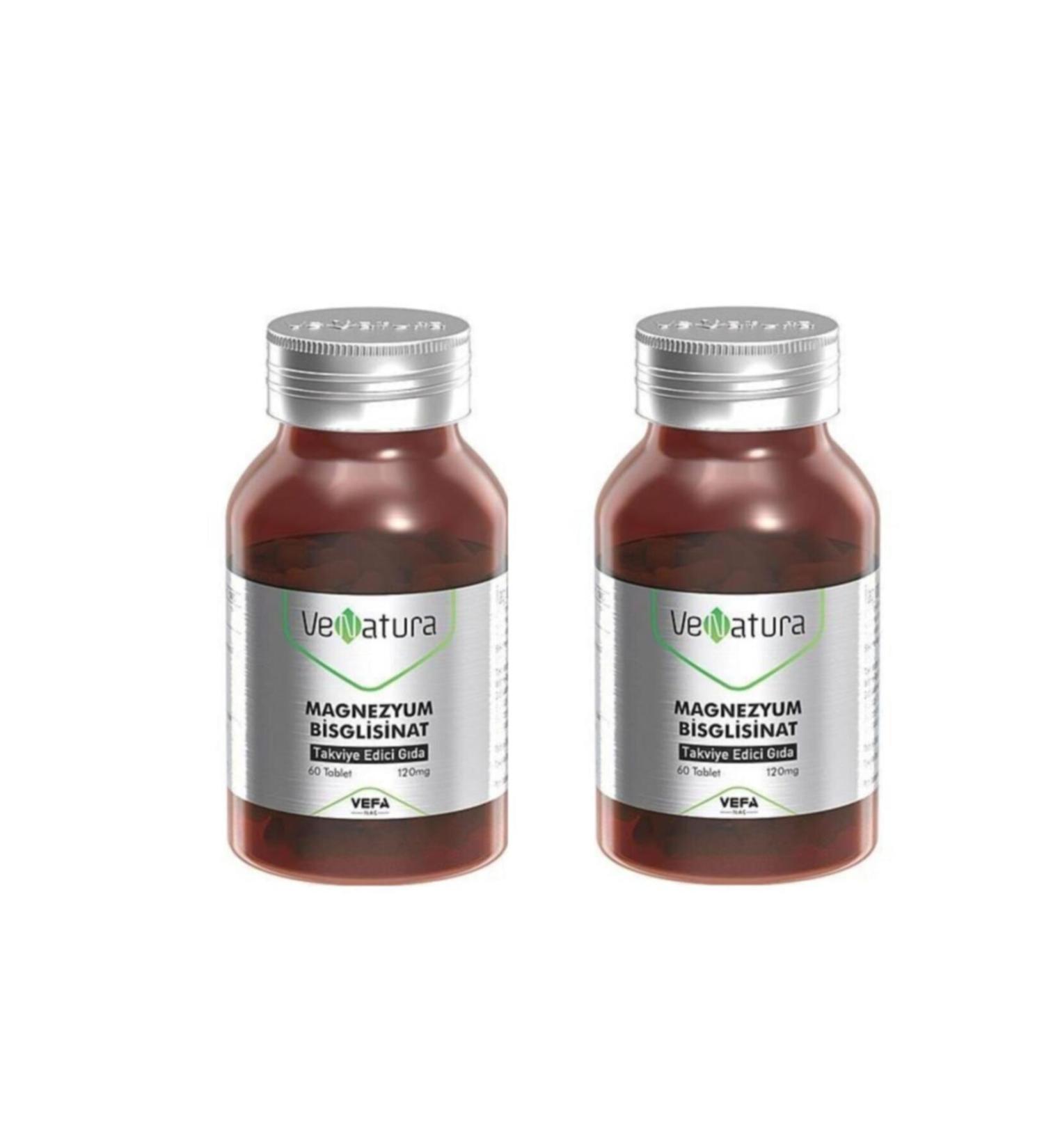 Venatura Magnesium Bisglycinate 60 Tablets 2 Pieces