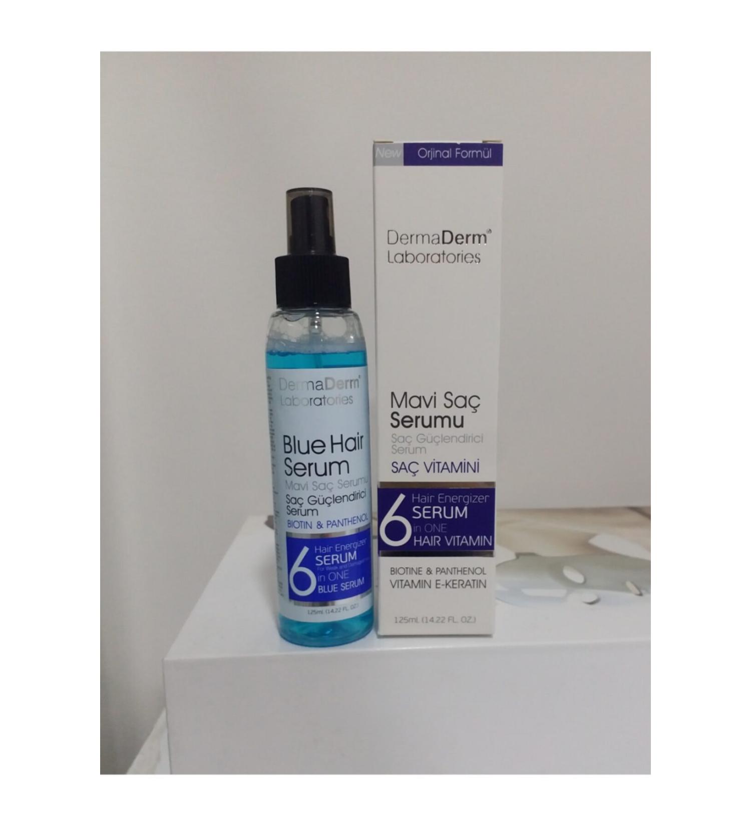 DermaDerm Blue Hair Serum