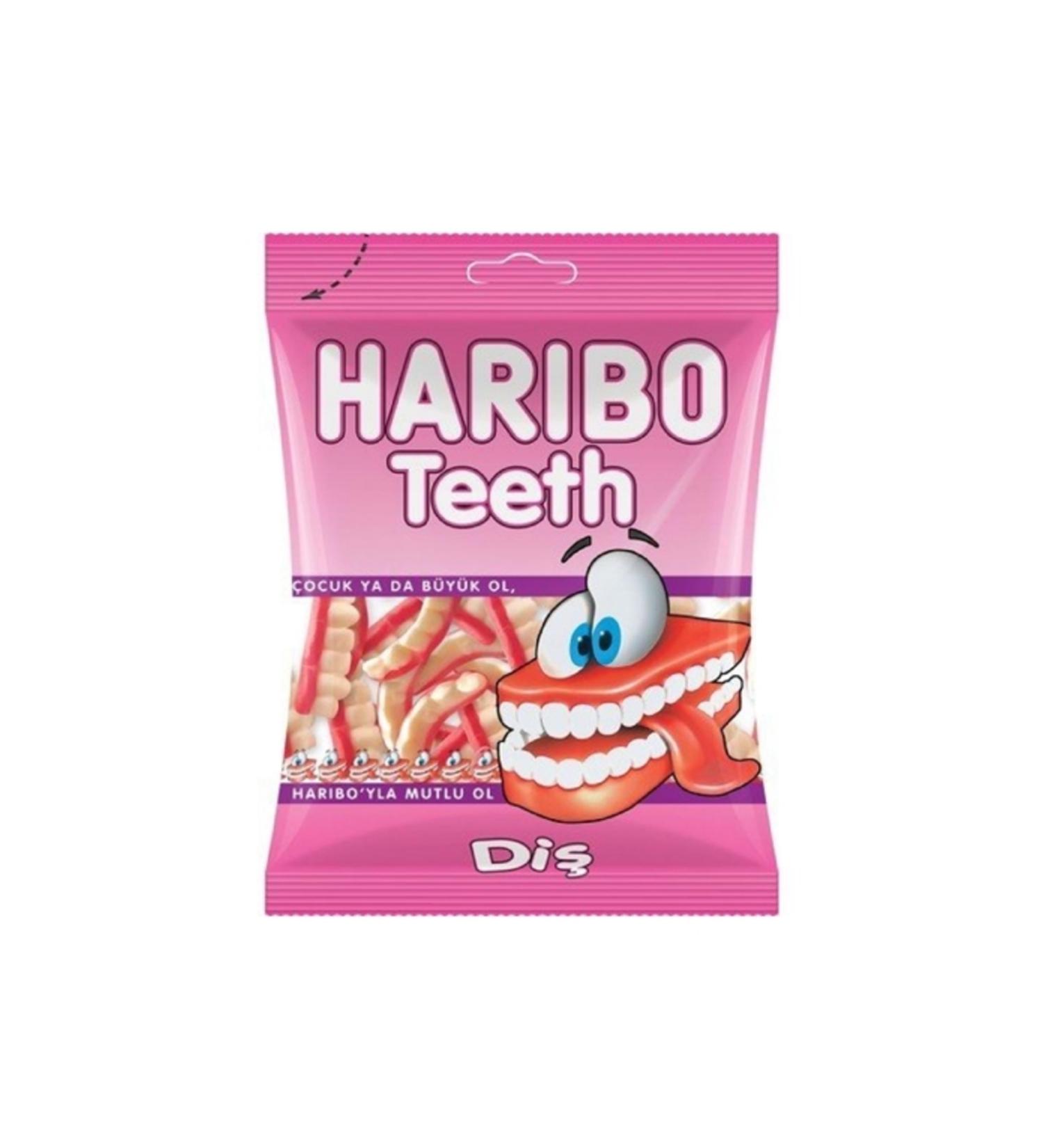 Haribo Teeth 80 Gr. (4 PACK)