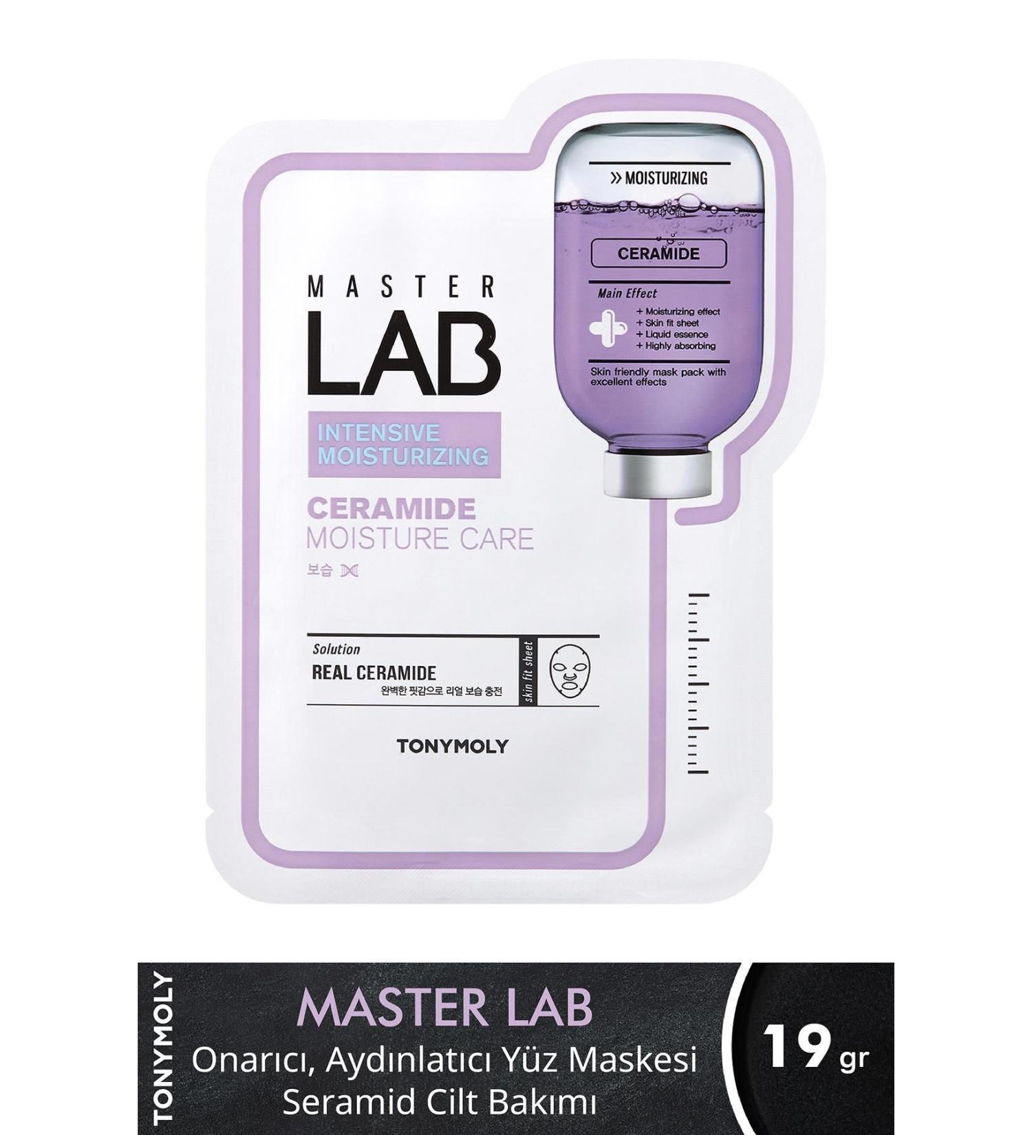 TONYMOLY Face Mask Master Lab Repairing and Brightening Ceramide Skin Care (1 Piece) - Buy Online on GoSupps.com