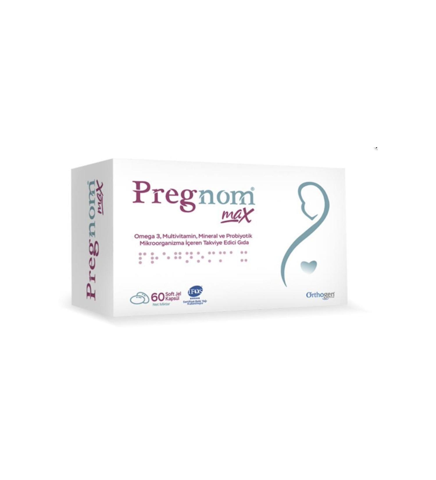 Orthogen Pregnom Max 60 Soft Gel Capsule