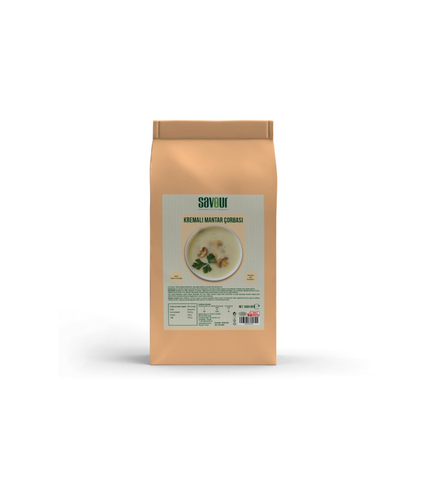 SAVOUR Creamy Mushroom Soup - 3000 Gr