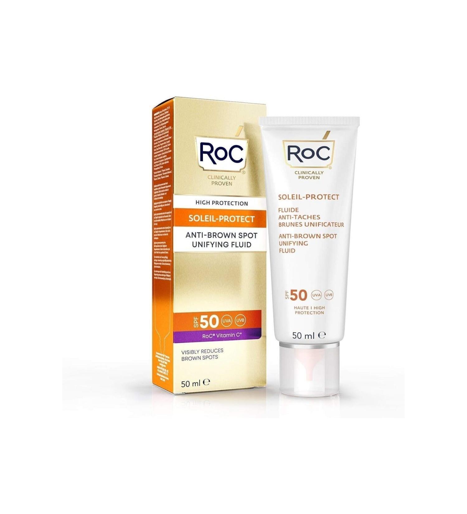 Roc Soleil-protect Anti-brown Spot Anti-Blemish Sun Care Cream Spf50 50ml - Buy Online on GoSupps.com