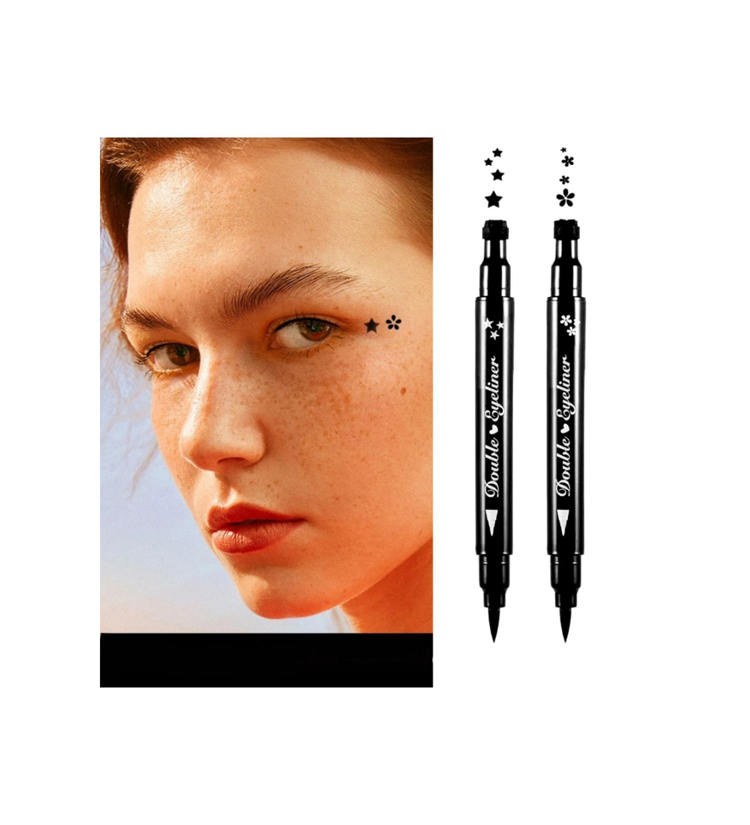Lesvip's Double-sided star and flower stamped pencil eyeliner - Buy Online on GoSupps.com