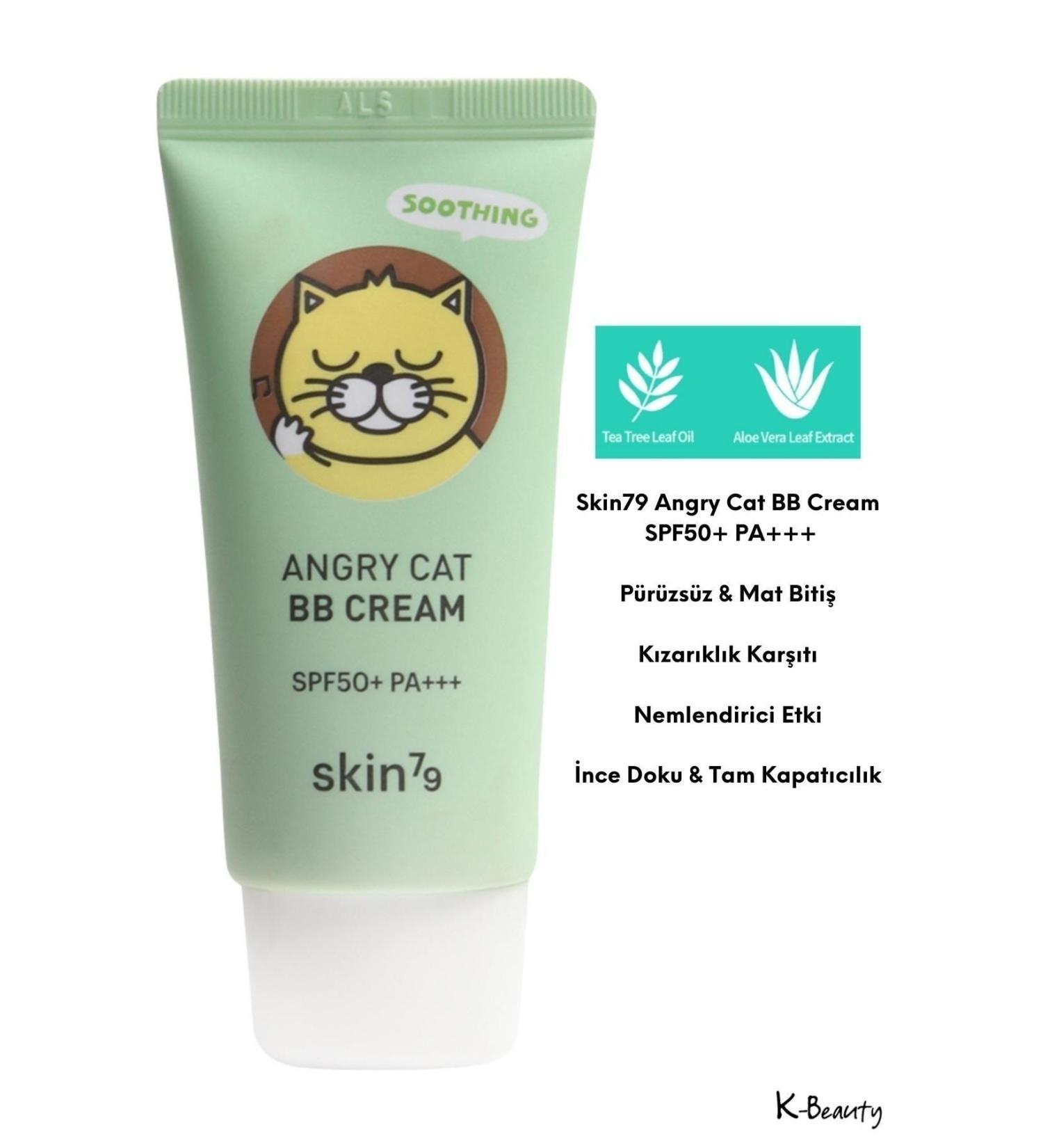Skin79 Angry Cat Anti-Redness Moisturizing BB Cream Spf50 Pa Rosy Beige 30ml - Buy Online on GoSupps.com