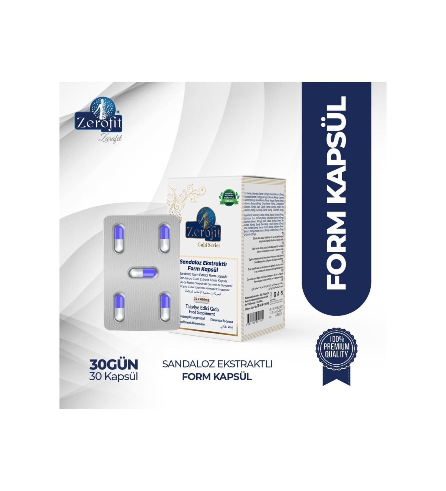 Zerofit 2 Pack Sandaloz Extract Form Capsule 30pcs Detox