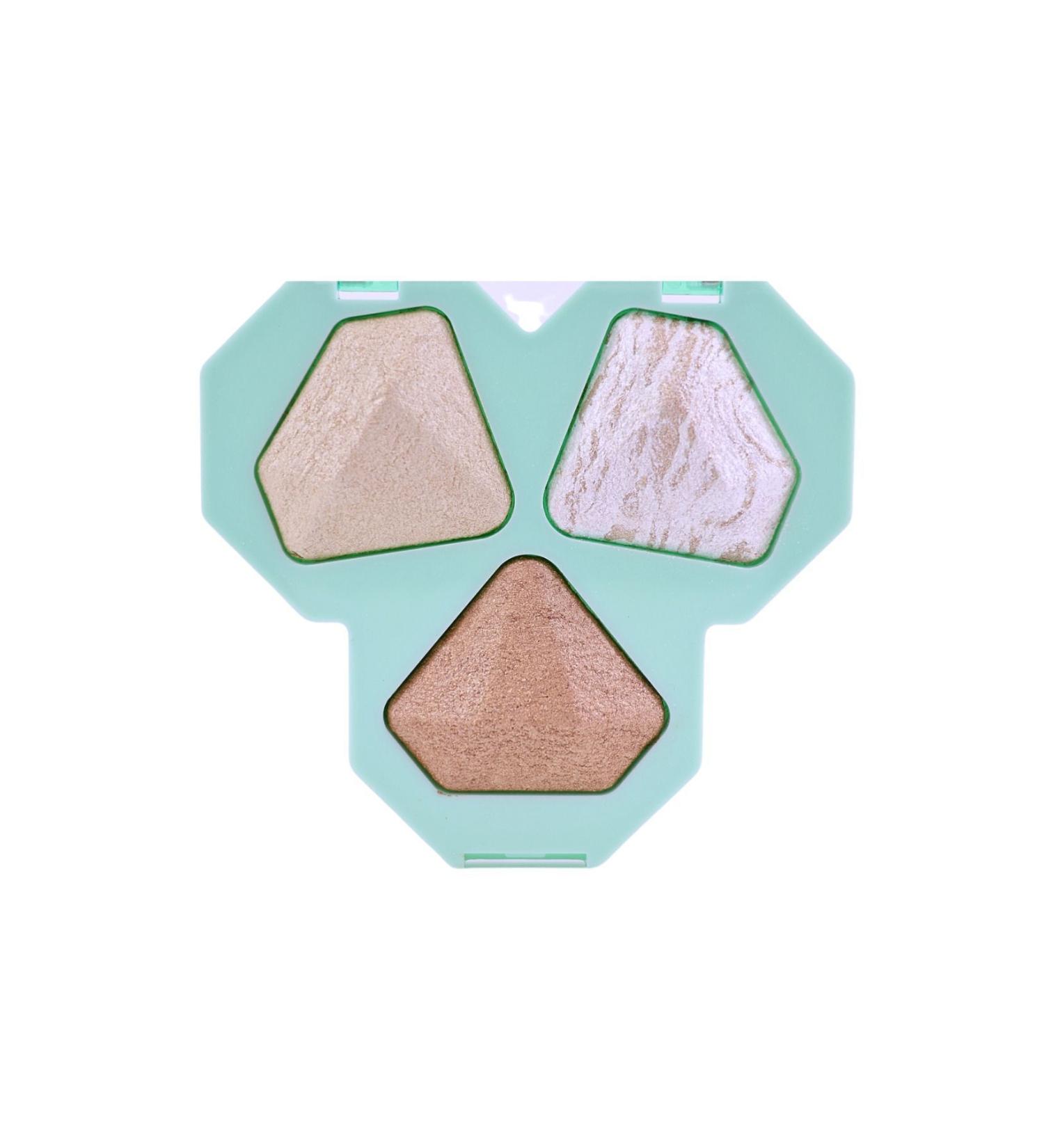 Lesvip's 3-color illuminating glitter Highlighter