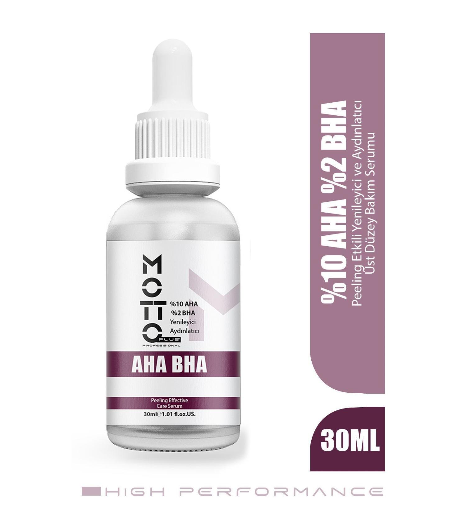 Motto Plus Professional AHA 2% BHA Renewing and Brightening High Level Peeling Care Serum 30ml - Buy Online on GoSupps.com