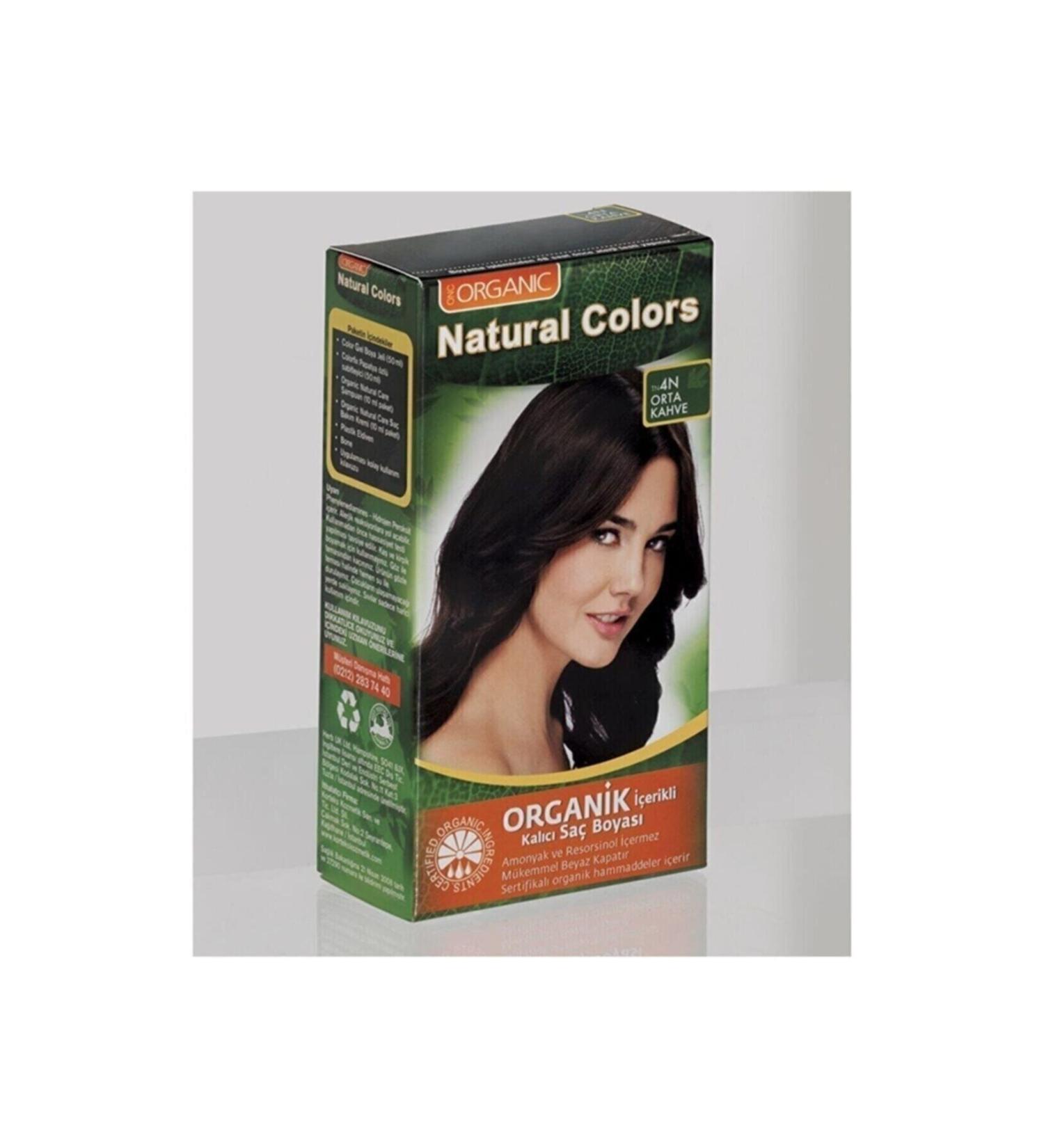 Organic Natural Colors 4n Medium Brown Organic Hair Dye