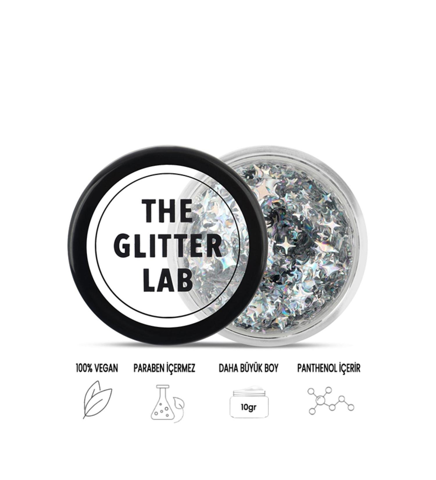 The Glitter Lab Gel Form Shiny Glitter - Metallic Space - Buy Online on GoSupps.com