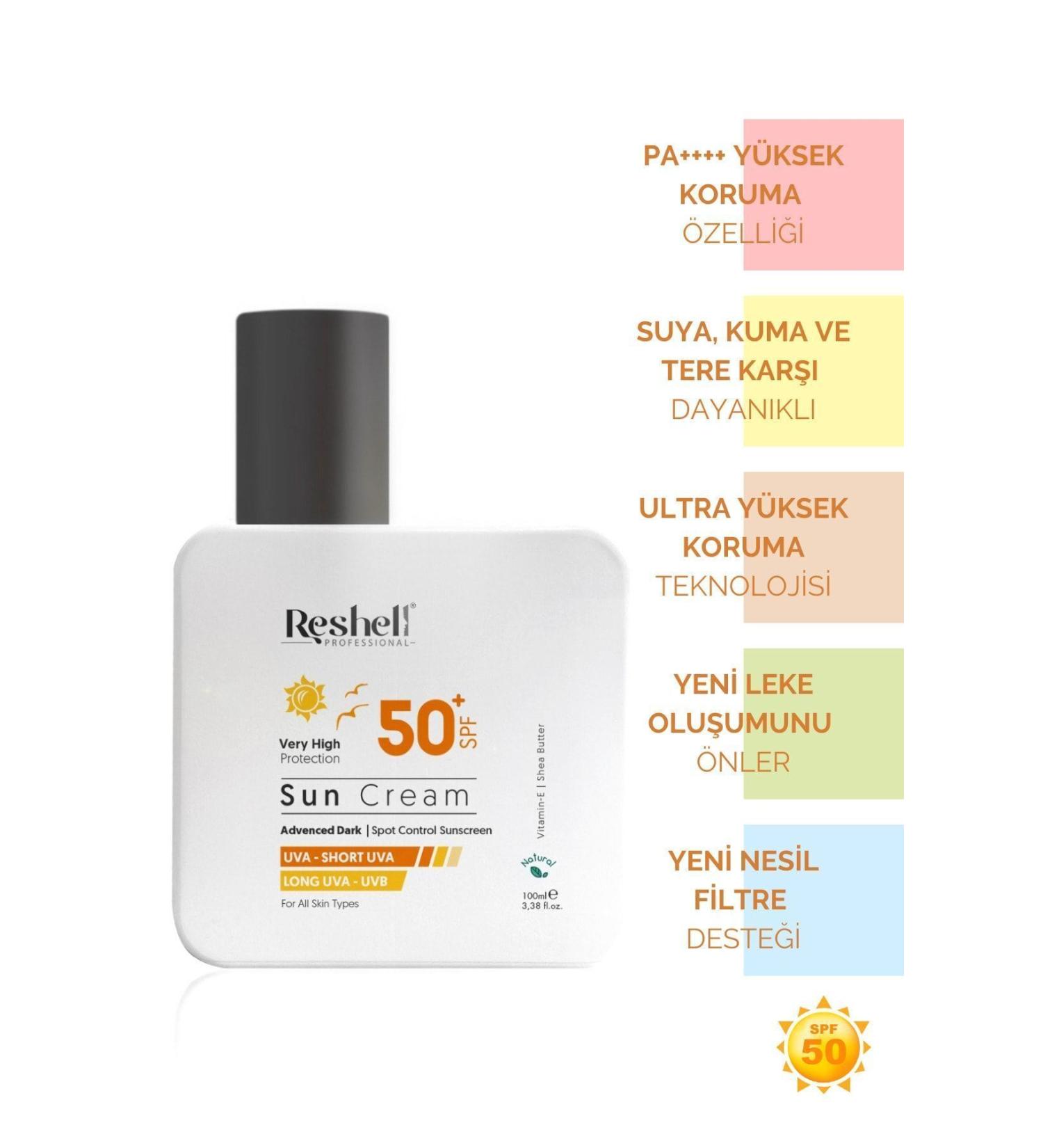 Reshell Spf 50 Face Sun Cream High Protection Uva-uvb 100 ml - Buy Online on GoSupps.com
