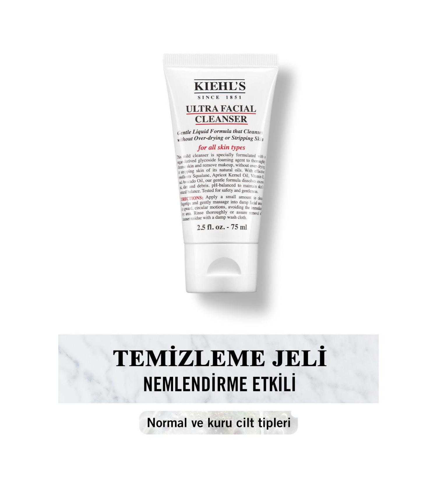 Kiehl's ULTRA FACIAL DAILY CLEANSING GEL FOR NORMAL AND DRY SK N 75 ML PSSN3694
