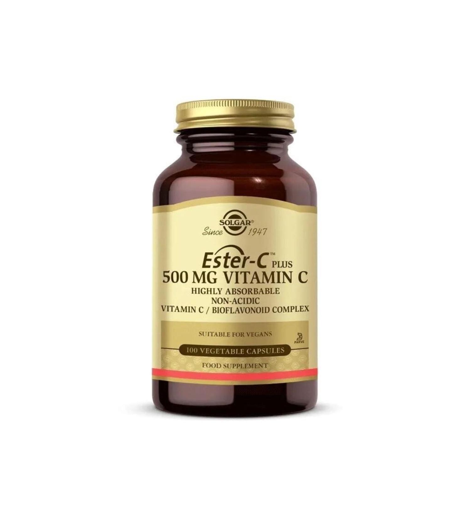Solgar Ester-c Plus 500 Mg 100 Capsules