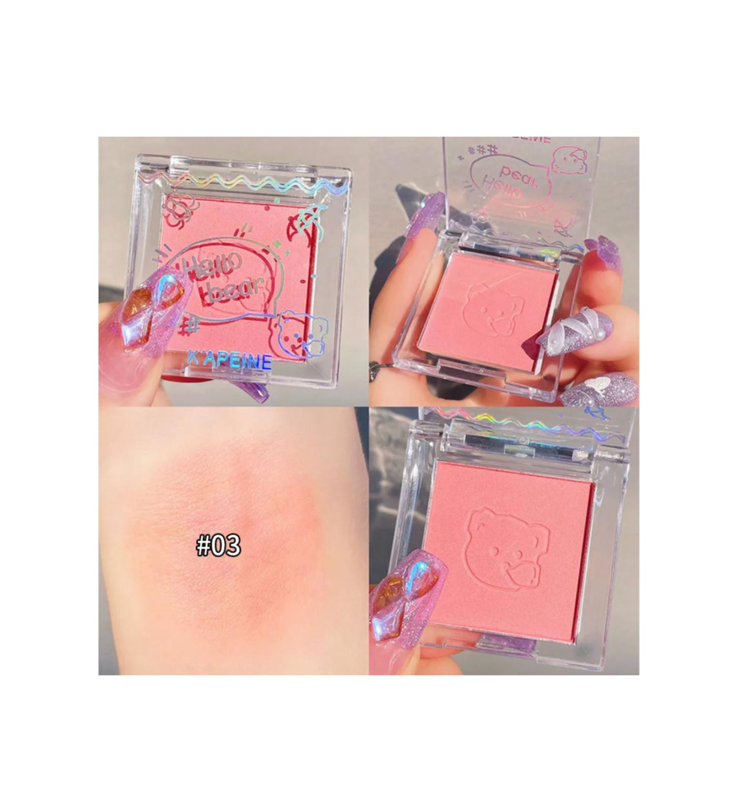 Kapeine Hello bear blush Multi-purpose blush Powder blush Natural look long-lasting Waterproof - Buy Online on GoSupps.com