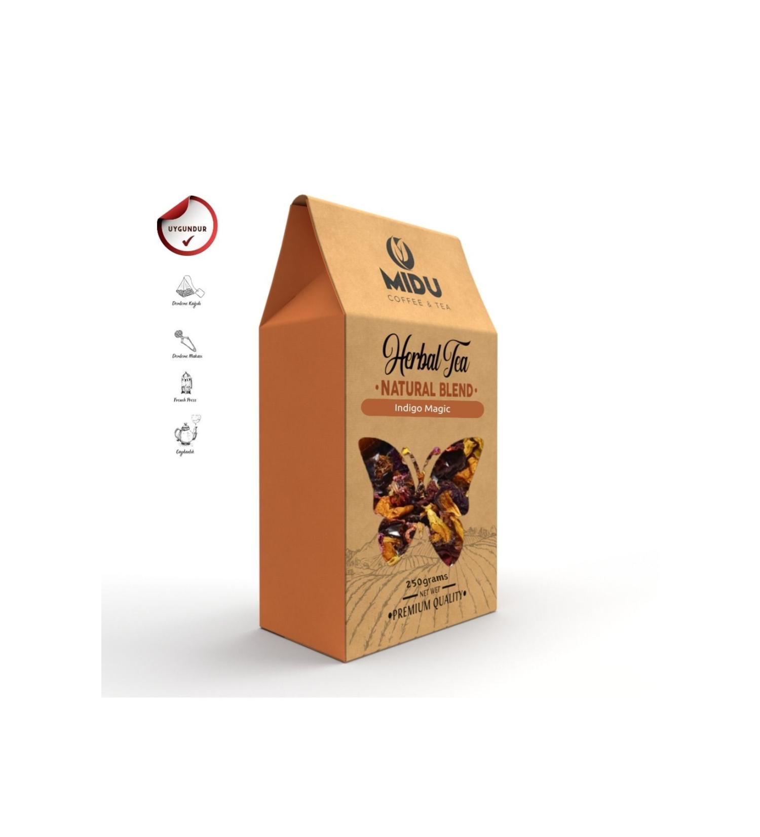 MIDU COFFEE & TEA INDIGO MAGIC TEA 250 GR