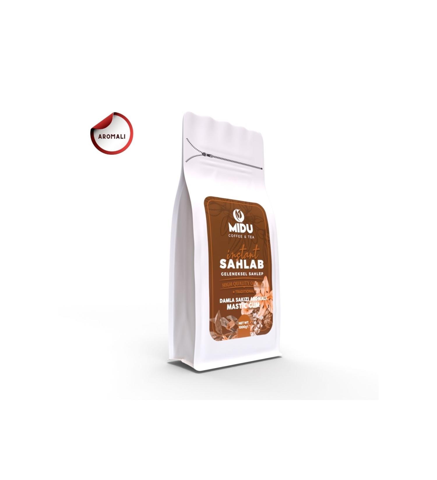 MIDU COFFEE & TEA GUM FLAVORED SAHLEP 1000 GR.
