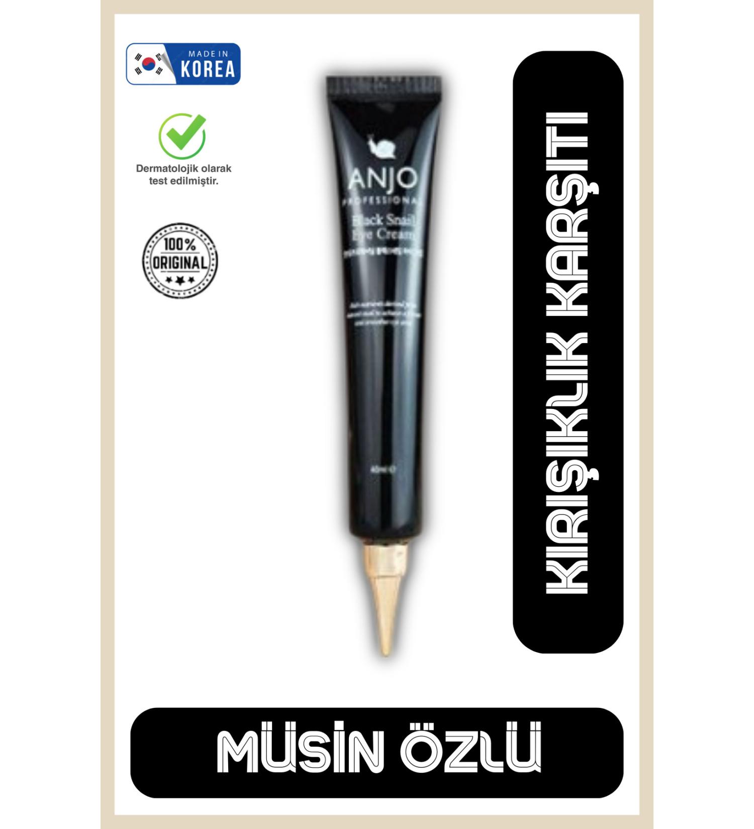 Anjo Snail Extract Repairing Anti-Wrinkle Korean Eye Contour Care Cream 40ml