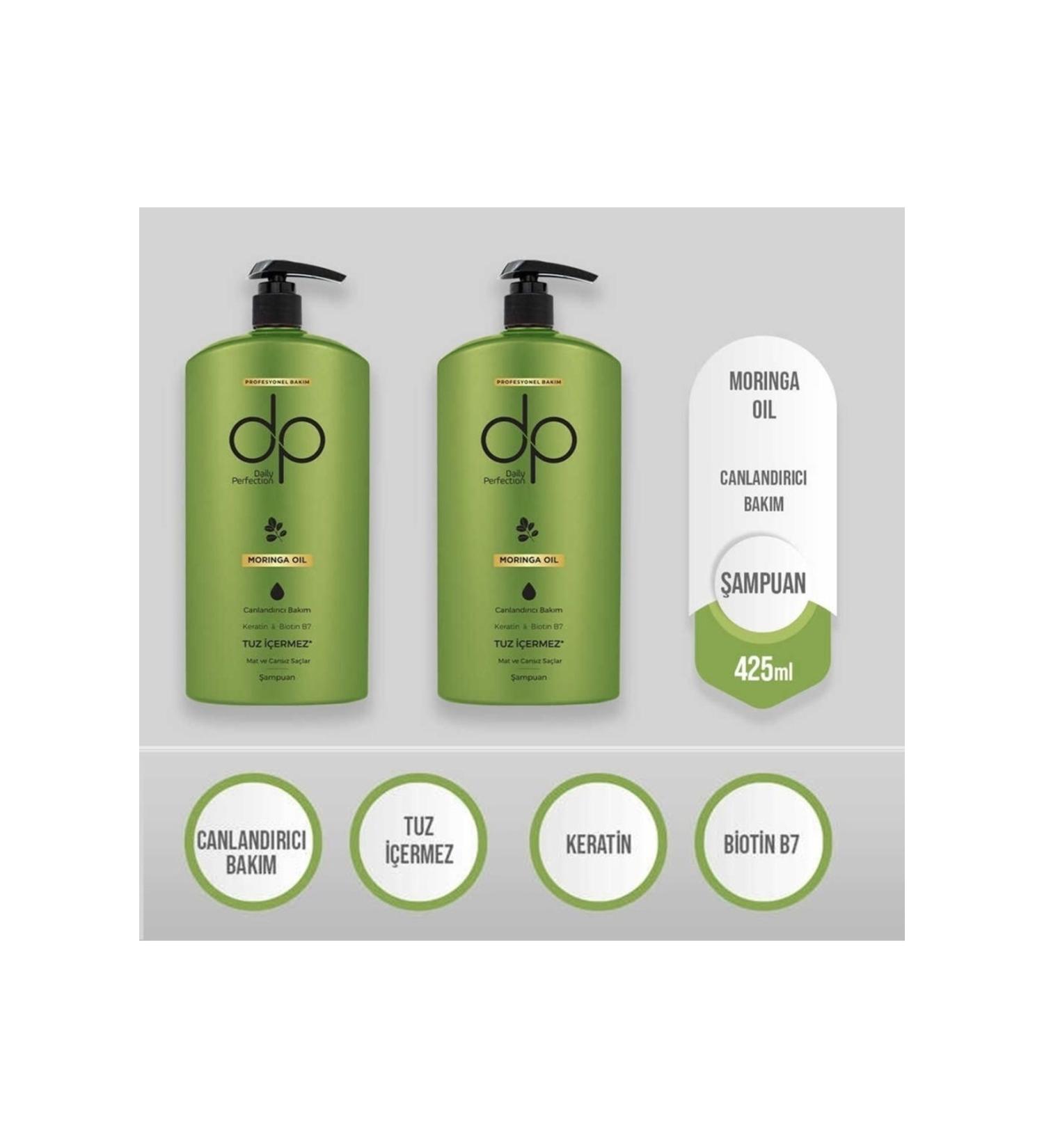 dp Daily Perfection Moringa Oil Shampoo 425 ml 2 pieces