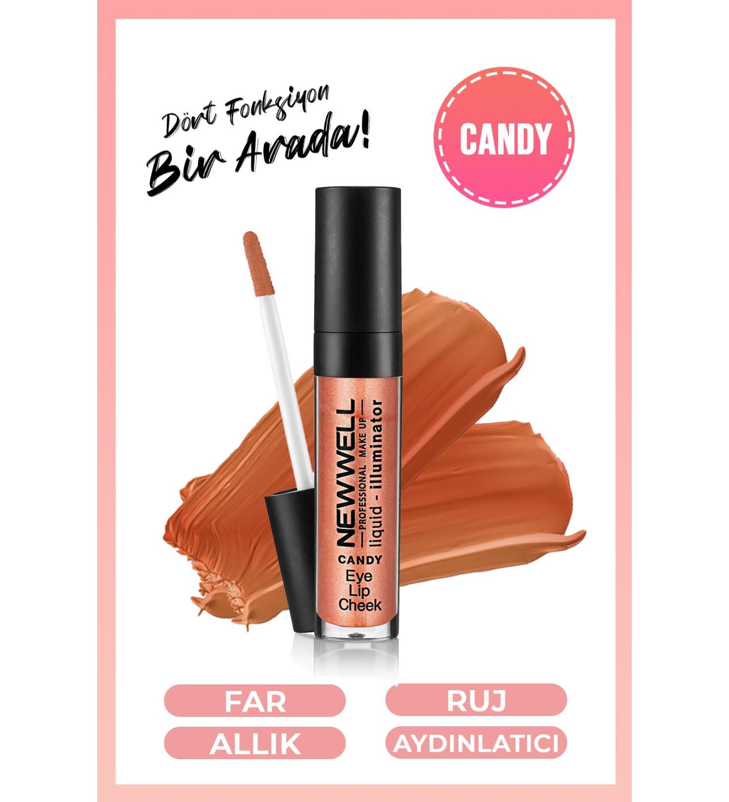 New Well Liquid Illuminator Brightening Blush 3 In 1 Candy - Buy Online on GoSupps.com