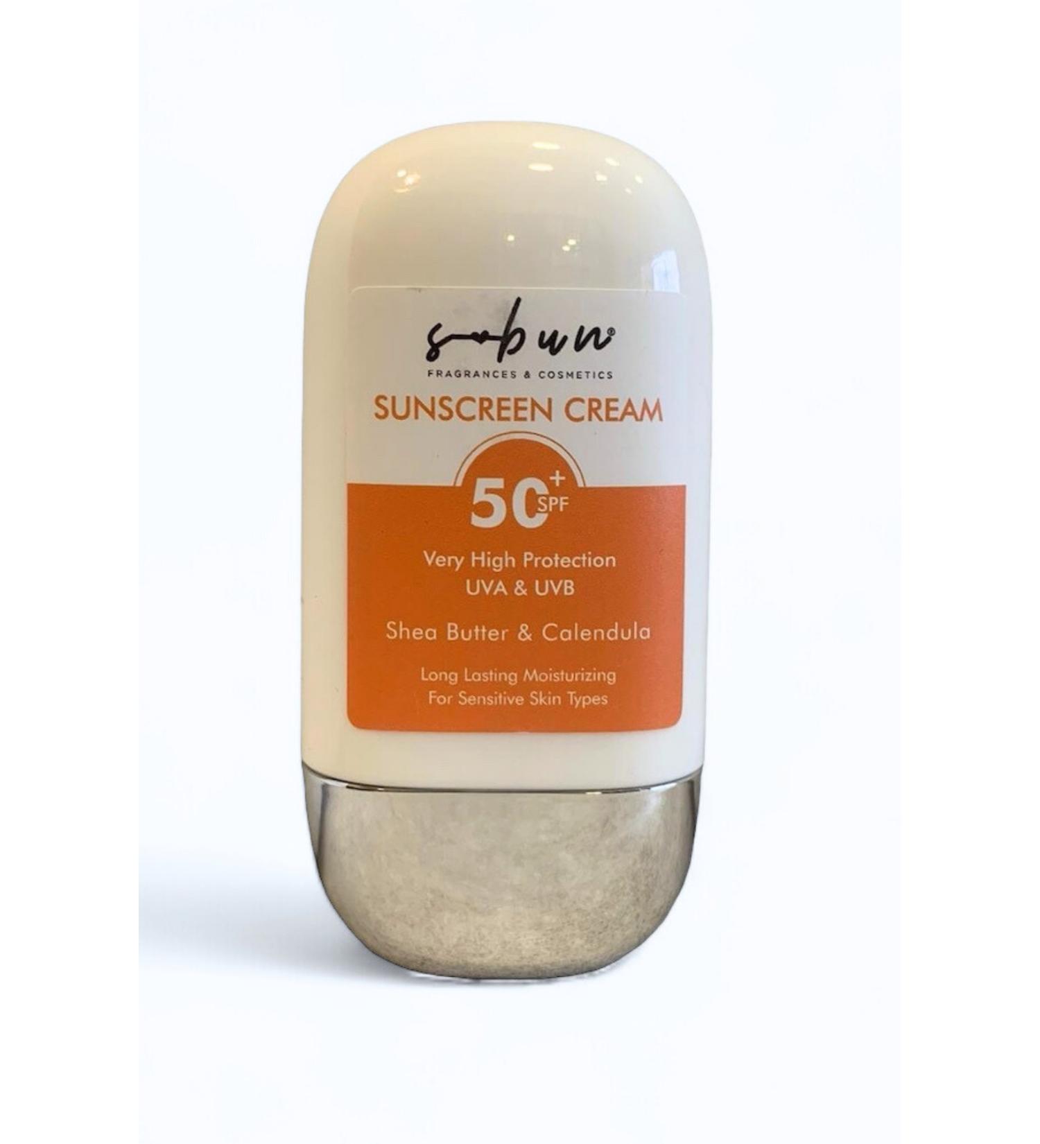 S-Bun Ayval k Sun Cream for Sensitive Skin Types SPF 50 - 50 ml Shea Butter & Calendula
