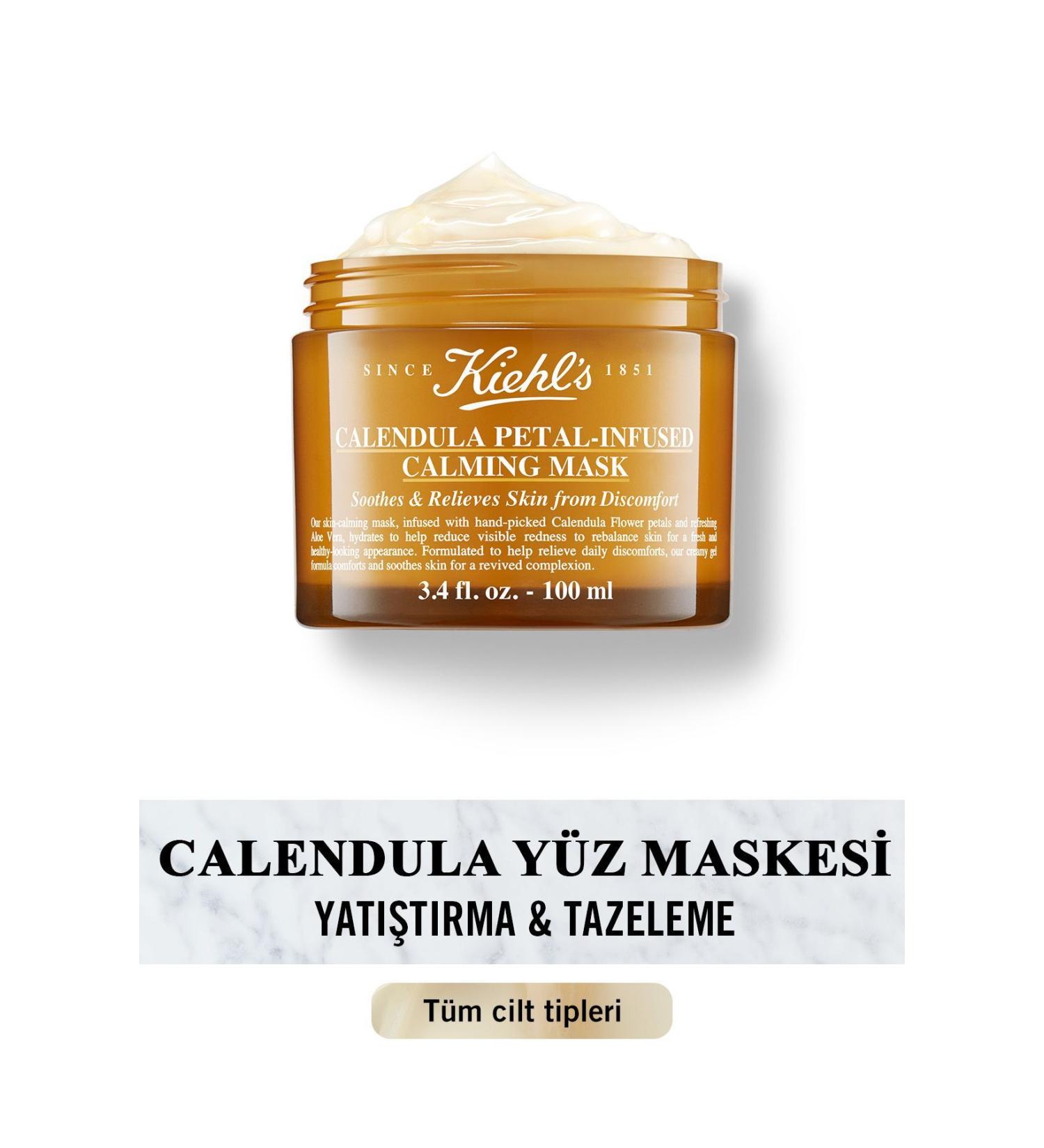 Kiehl's CALENDULA MAR GOLD ESENCE MOISTURIZING MASK HELPING TO REDUCE BLEMISHES 100 ML PSSN3705