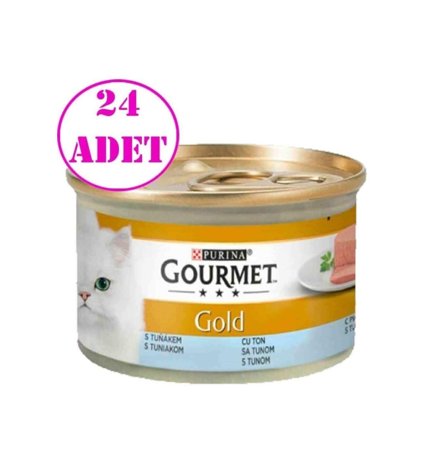 Gourmet Gold Canned Tuna Cat Food 85 gr 24 Pieces