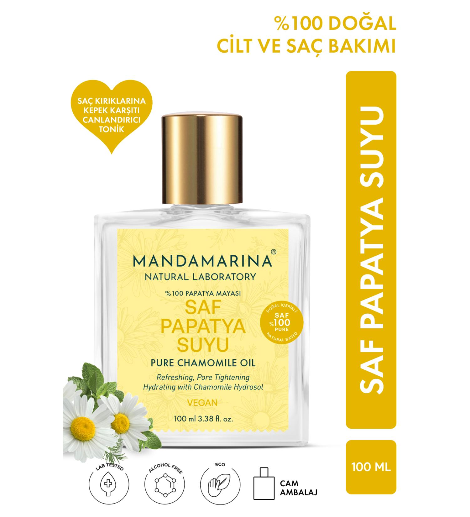Mandamarina Chamomile Water Hair and Face Tonic 0 Natural and Pure 100 ml