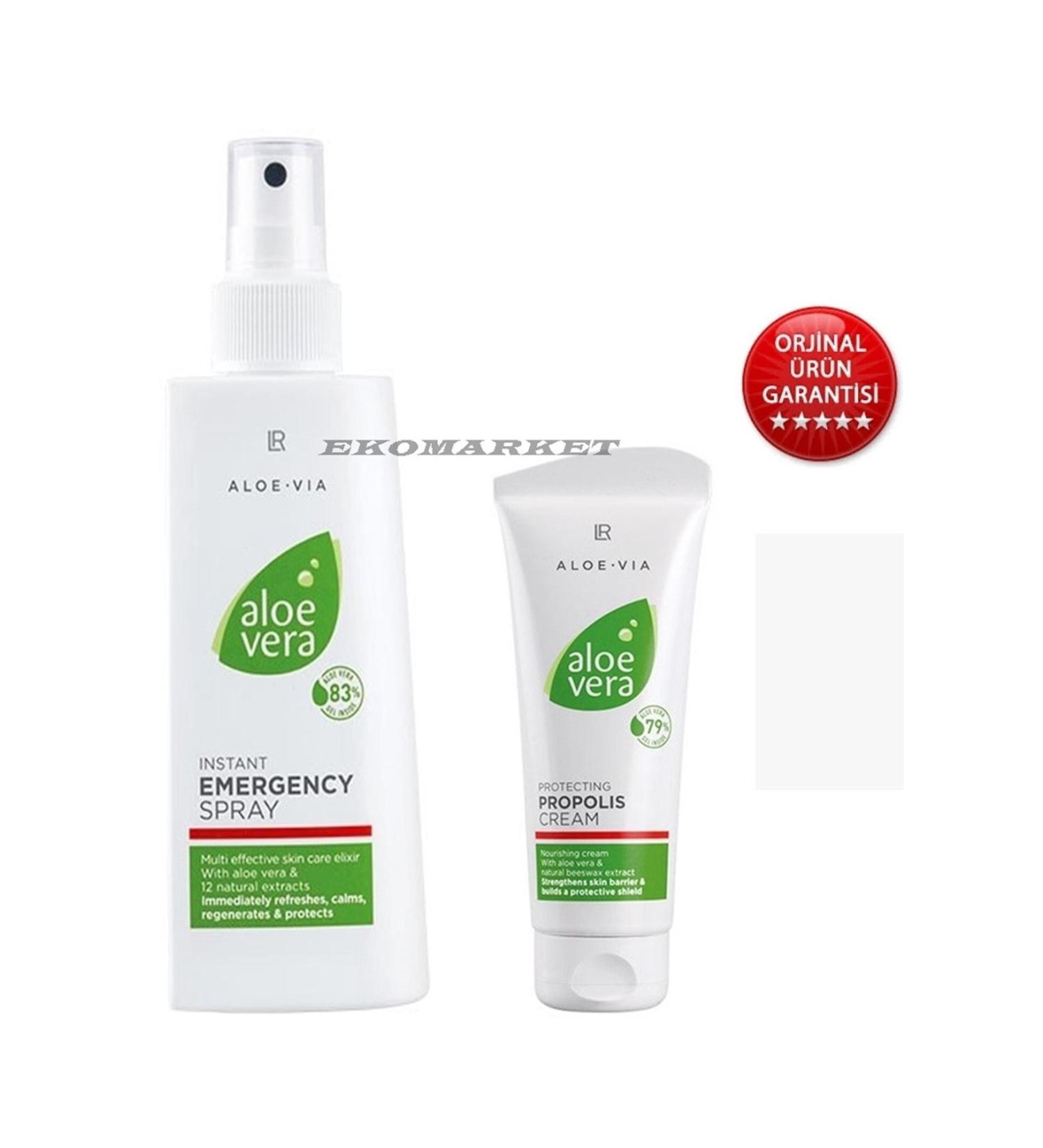 LR Aloe Vera Emergency Aid Spray 400 ml + Propolis Cream 100 ml