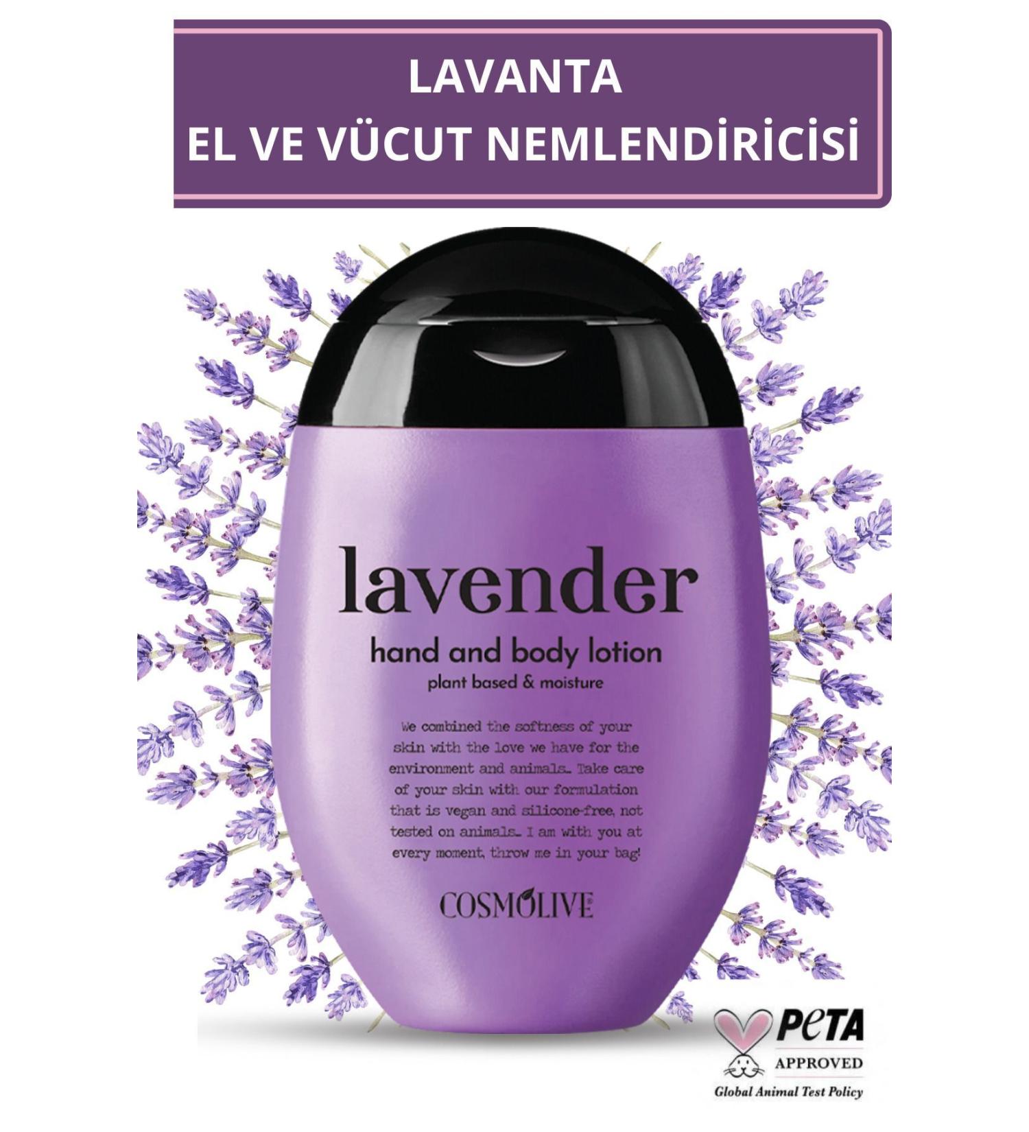 Cosmolive Lavender Moisturizing Hand and Body Lotion Cream 100 ml