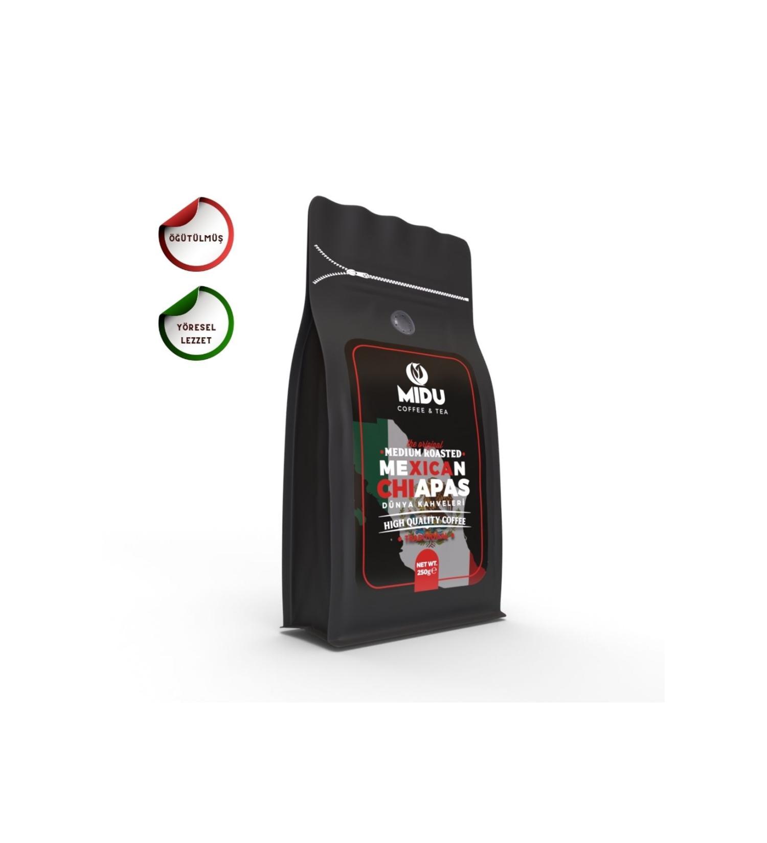 MIDU COFFEE & TEA MEXICAN CHIAPAS FILTER COFFEE 250GR