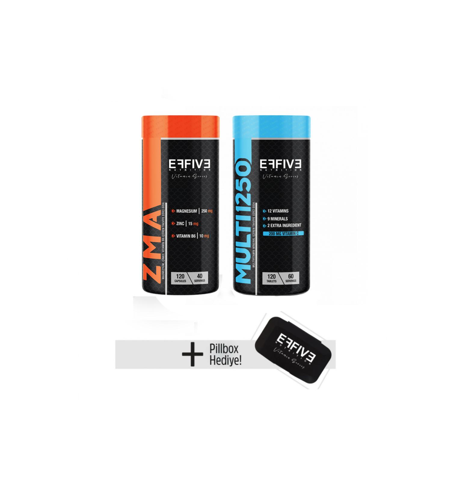 Effive Nutrition Multi1250 120 Tablets + ZMA 120 Capsules