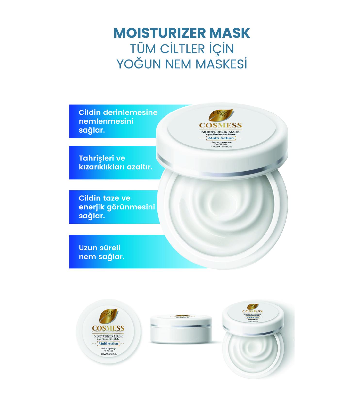 Cosmess Intensive Moisturizing Face Mask 150 ml All Skin Types