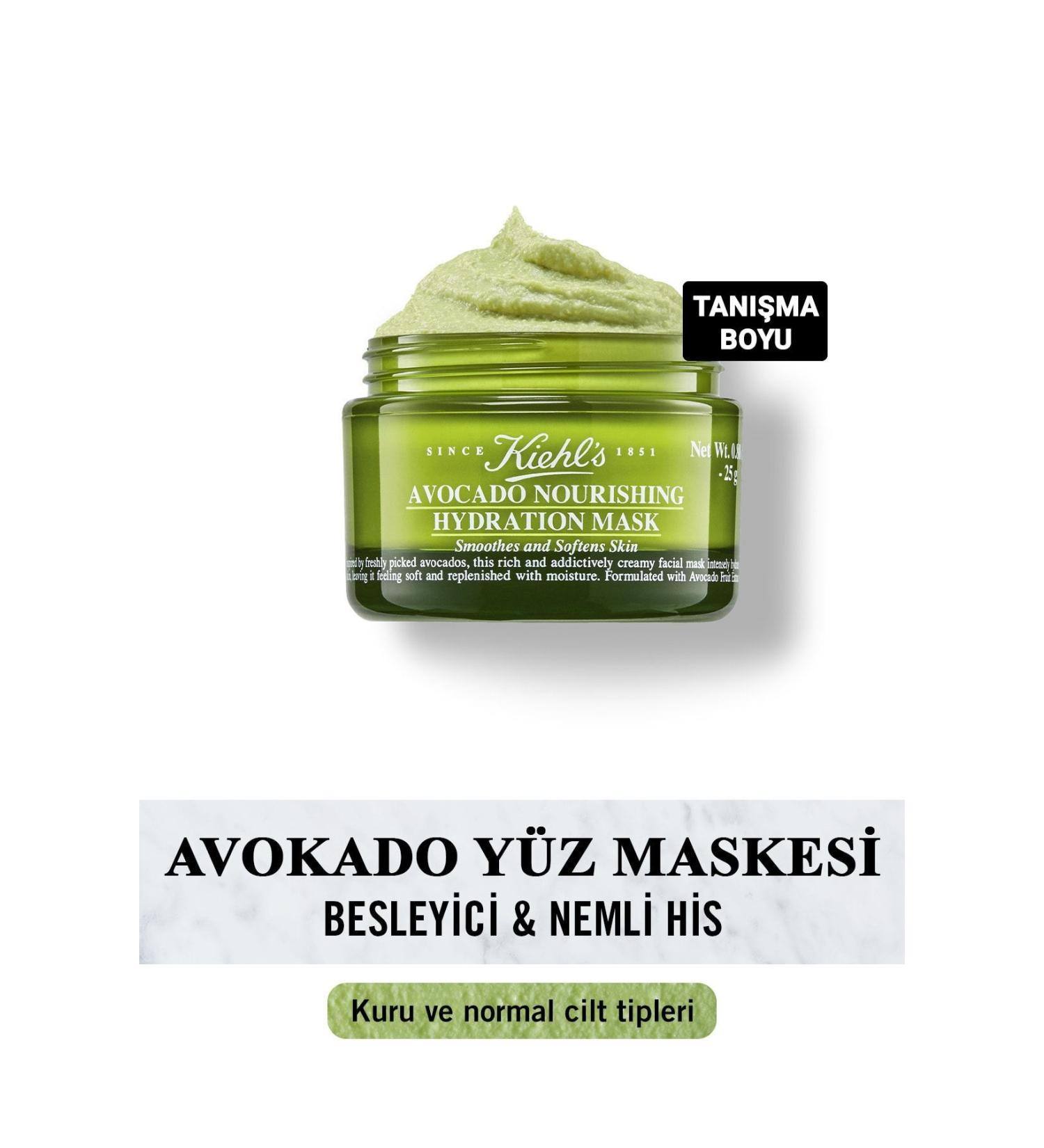 Kiehl's AVOCADO NOURISHING AND MOISTURIZING MASK 25 gr PSSN3698