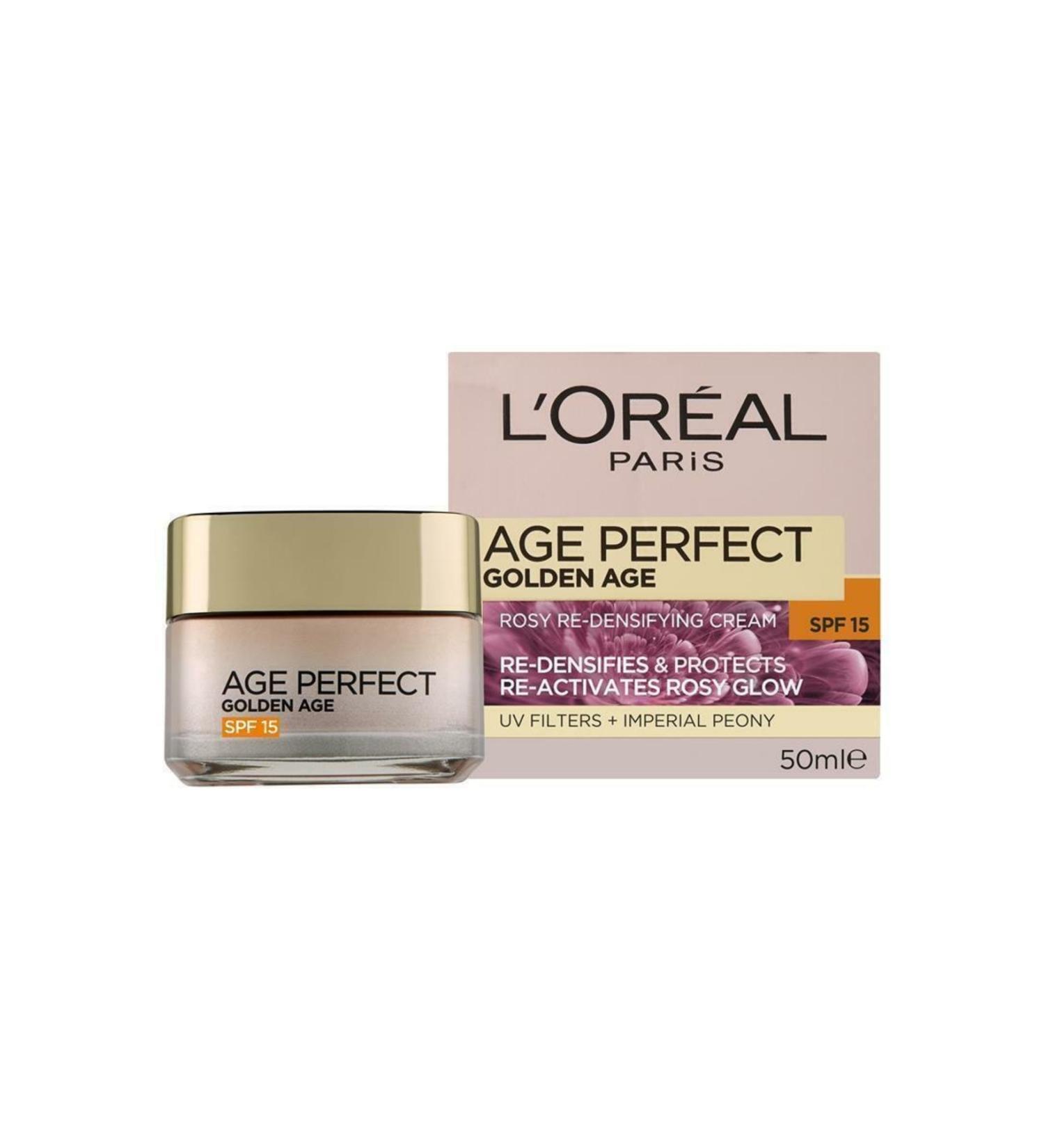 L'Oreal Paris Age Perfect Golden Age - B5 Peony Rose Extract Radiance Revitalizing Moisturizing Cream 50ml - Buy Online on GoSupps.com
