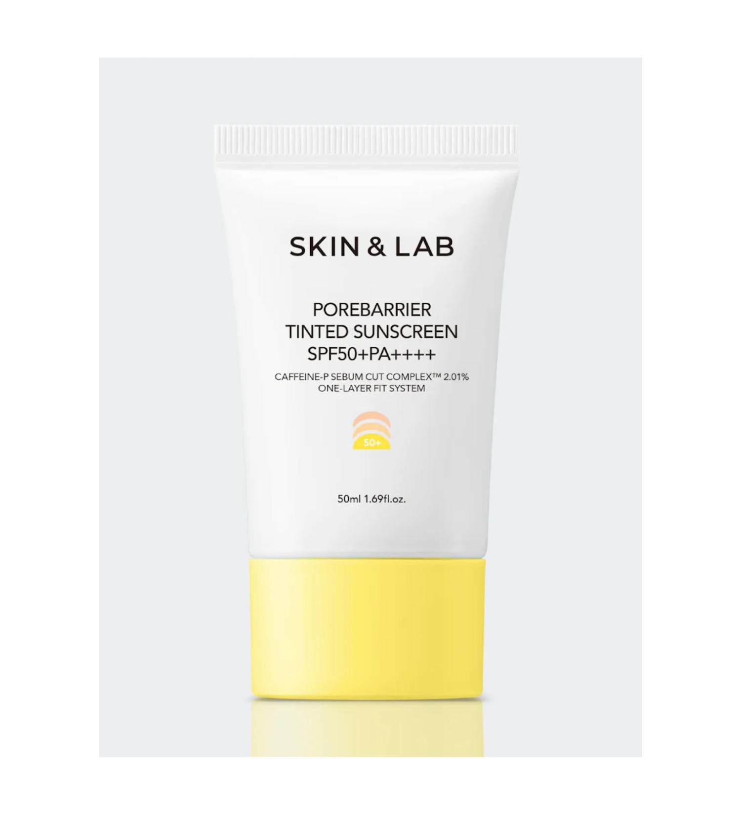Skin&Lab Porebarrier Tinted Sunscreen - Tinted Sun Cream 50ml - Buy Online on GoSupps.com