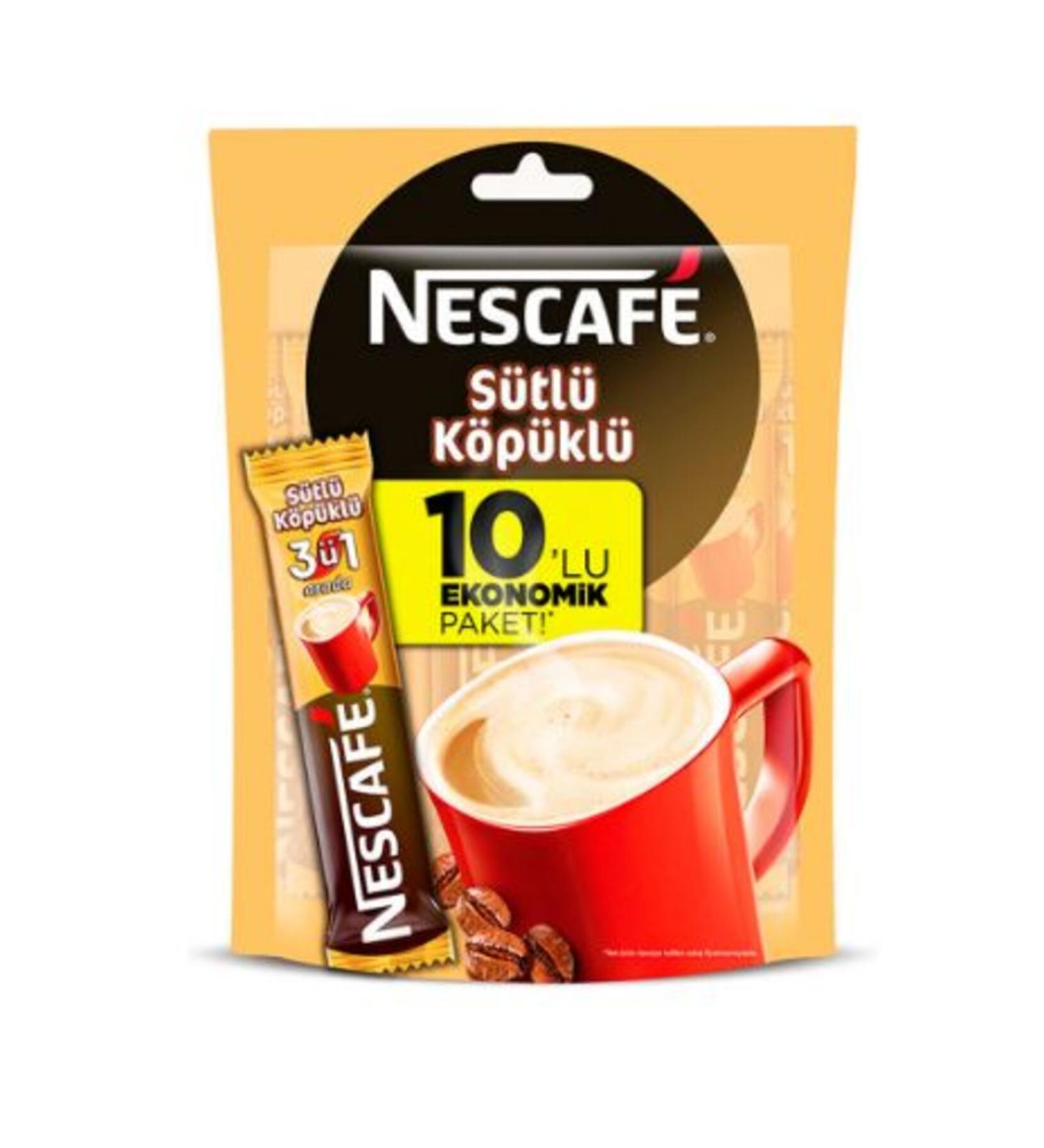 Nescafe 3 in 1 Milk Foam Mp 10-pack 174 gr (24-pack)