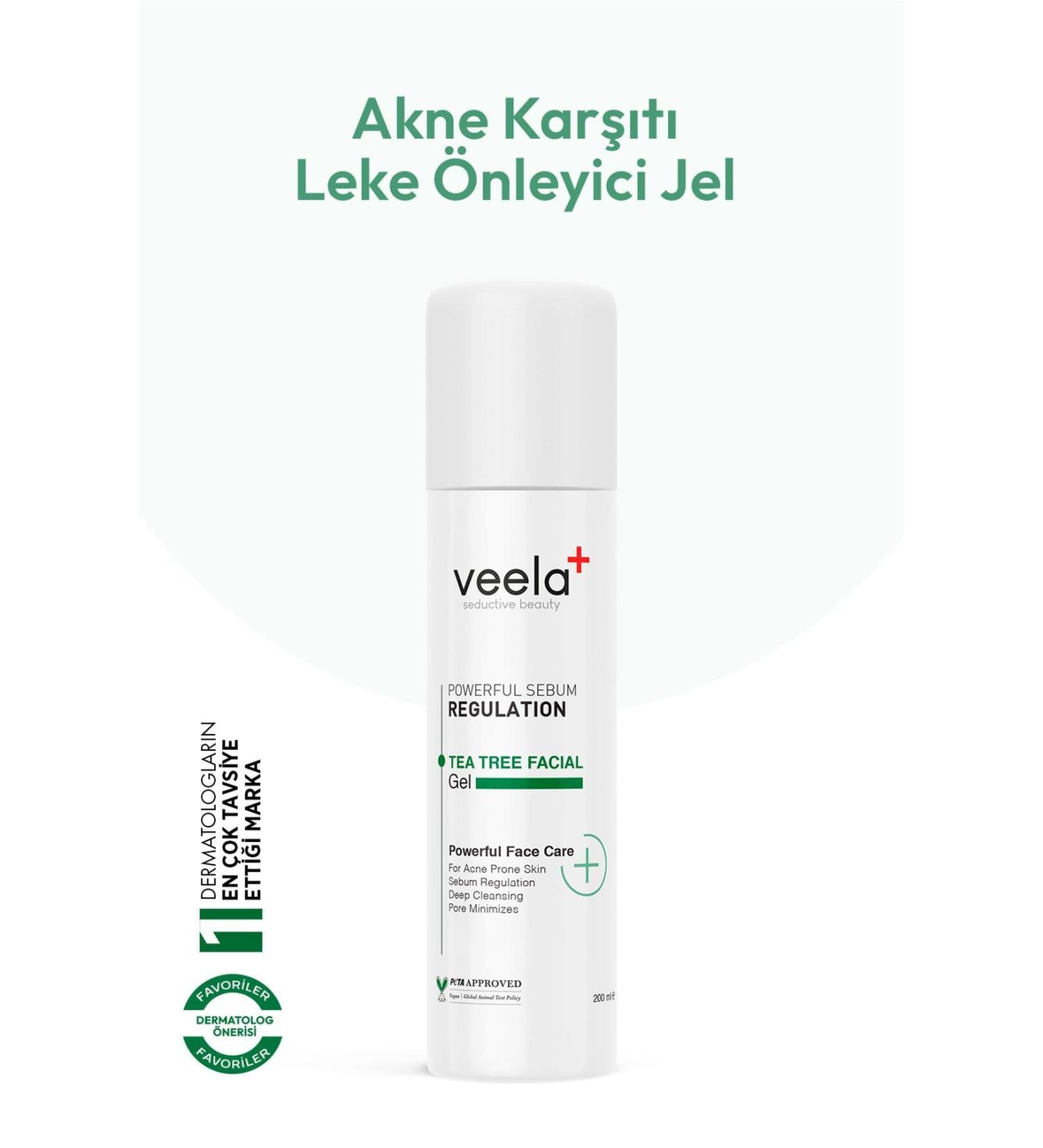 VEELA Anti-Spot Face Cleansing Gel Tea Tree Facial Gel - Buy Online on GoSupps.com