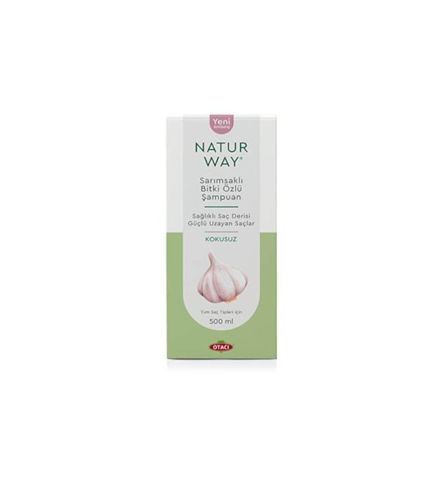Otac Naturway Garlic Shampoo 500ml - Buy Online on GoSupps.com