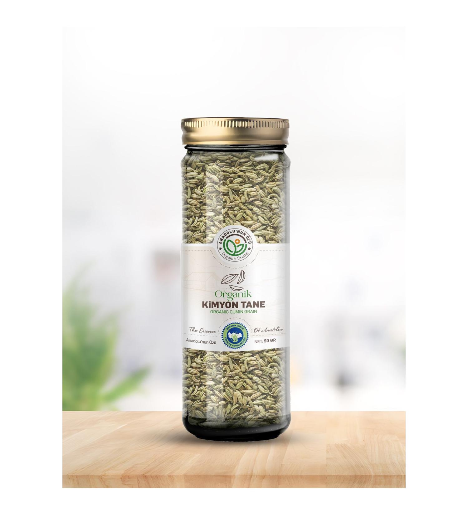 The essence of Anatolia organic production Organic Cumin Grain ''50gr''