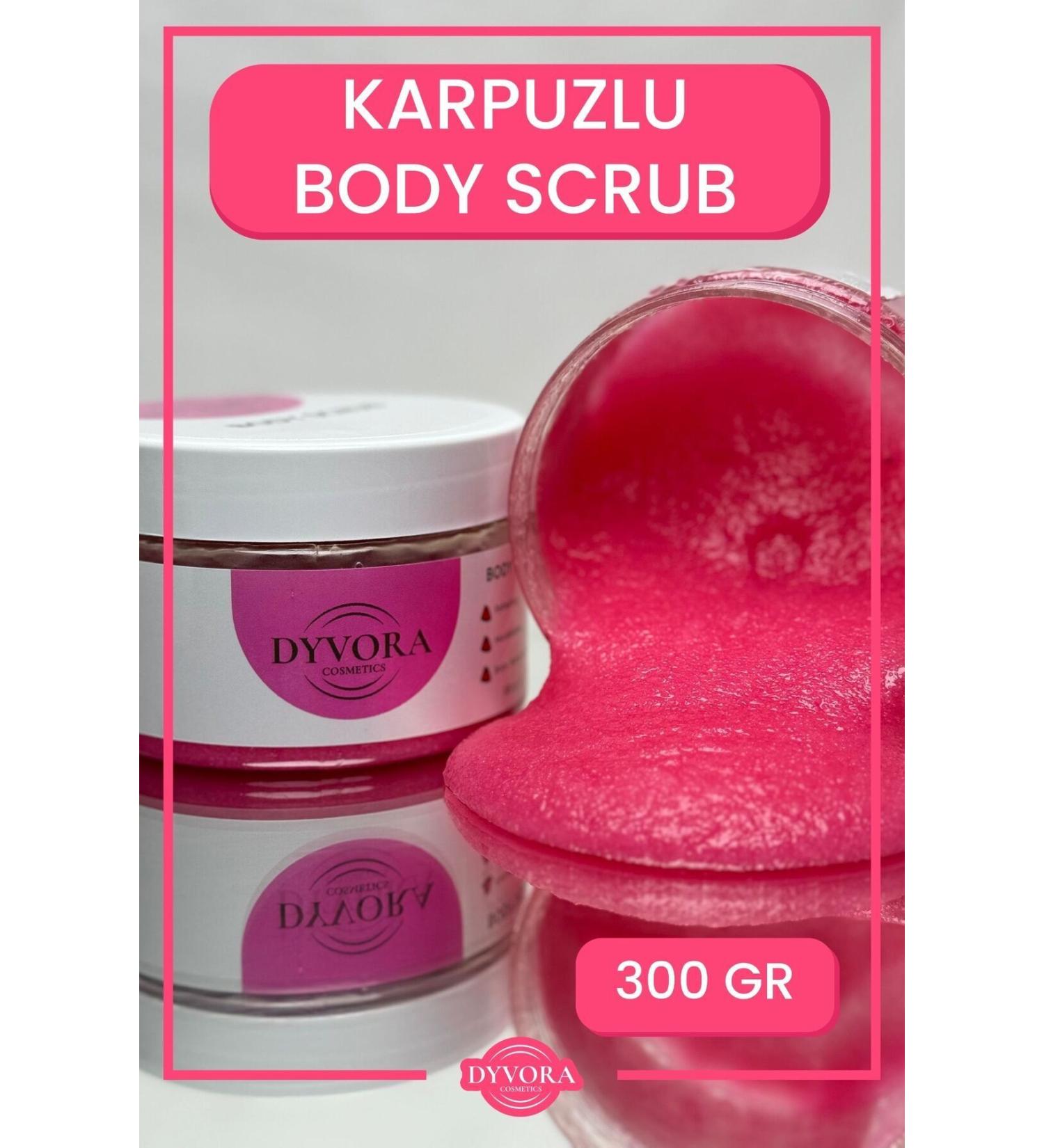 DYVORA COSMETICS Body Peeling Moisturizing Nourishing Purifying Watermelon Extract Body Scrub 300 gr - Buy Online on GoSupps.com