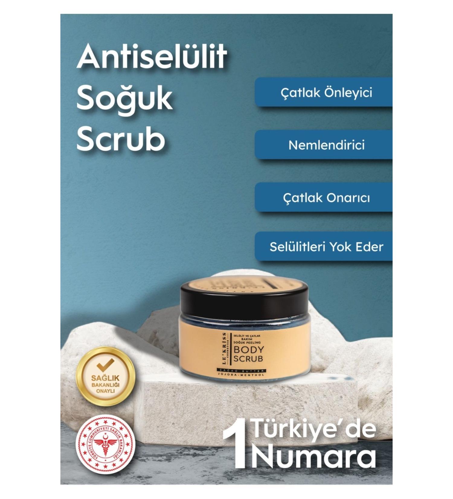 Lekriss cosmetics Anti-Cellulite and Anti-Stretch Scrub Purifying Nourishing - Buy Online on GoSupps.com