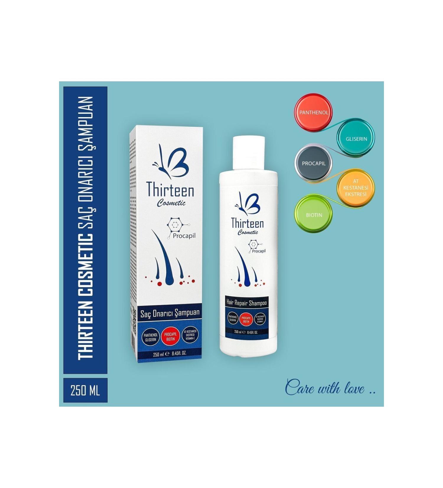 Thirteen Cosmetic Thirteen Hair Anti Hair Loss Care and Repair Shampoo 250ml