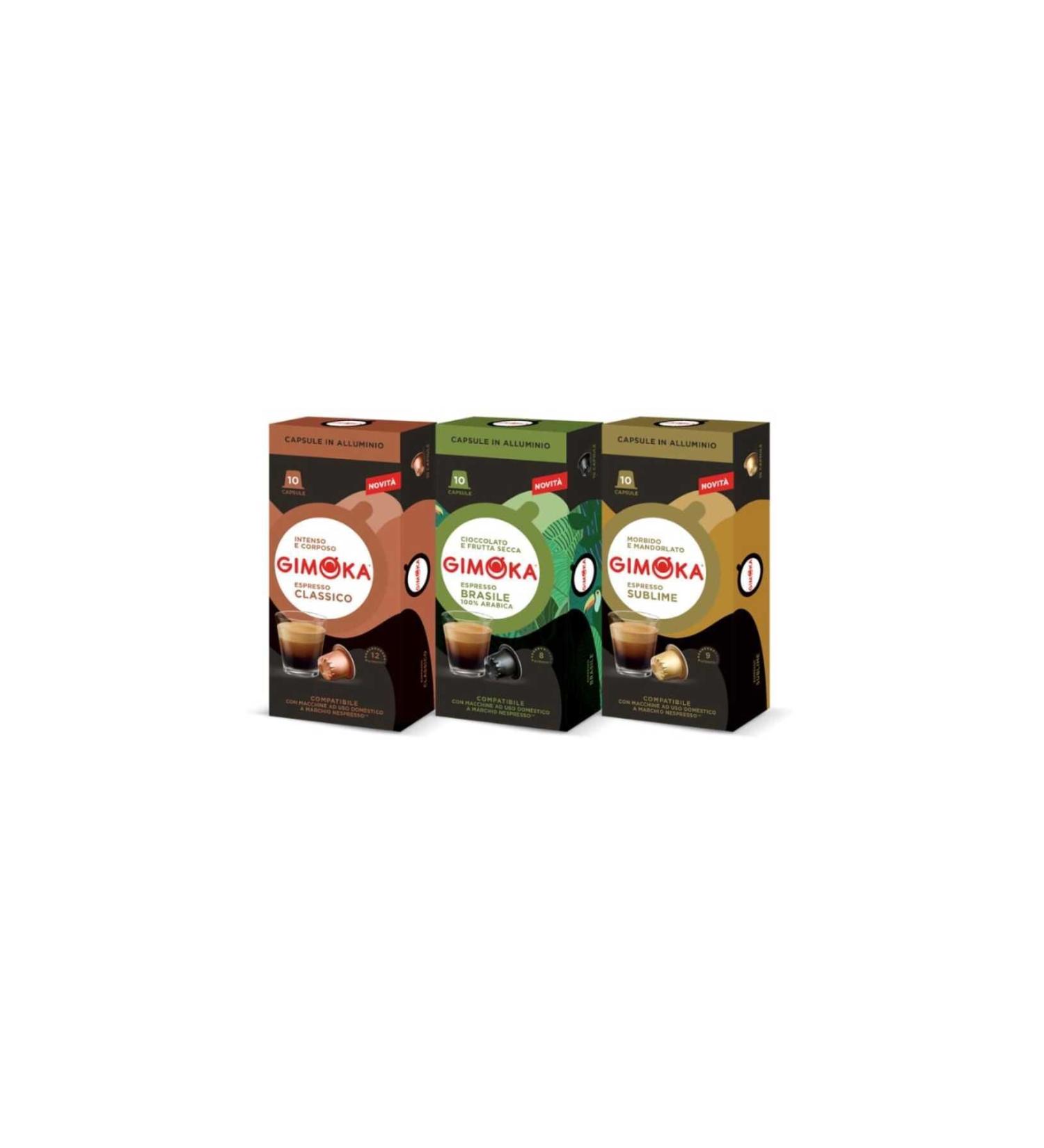 Gimoka Trial Pack of 3 - Classico-Colombia-Brasile